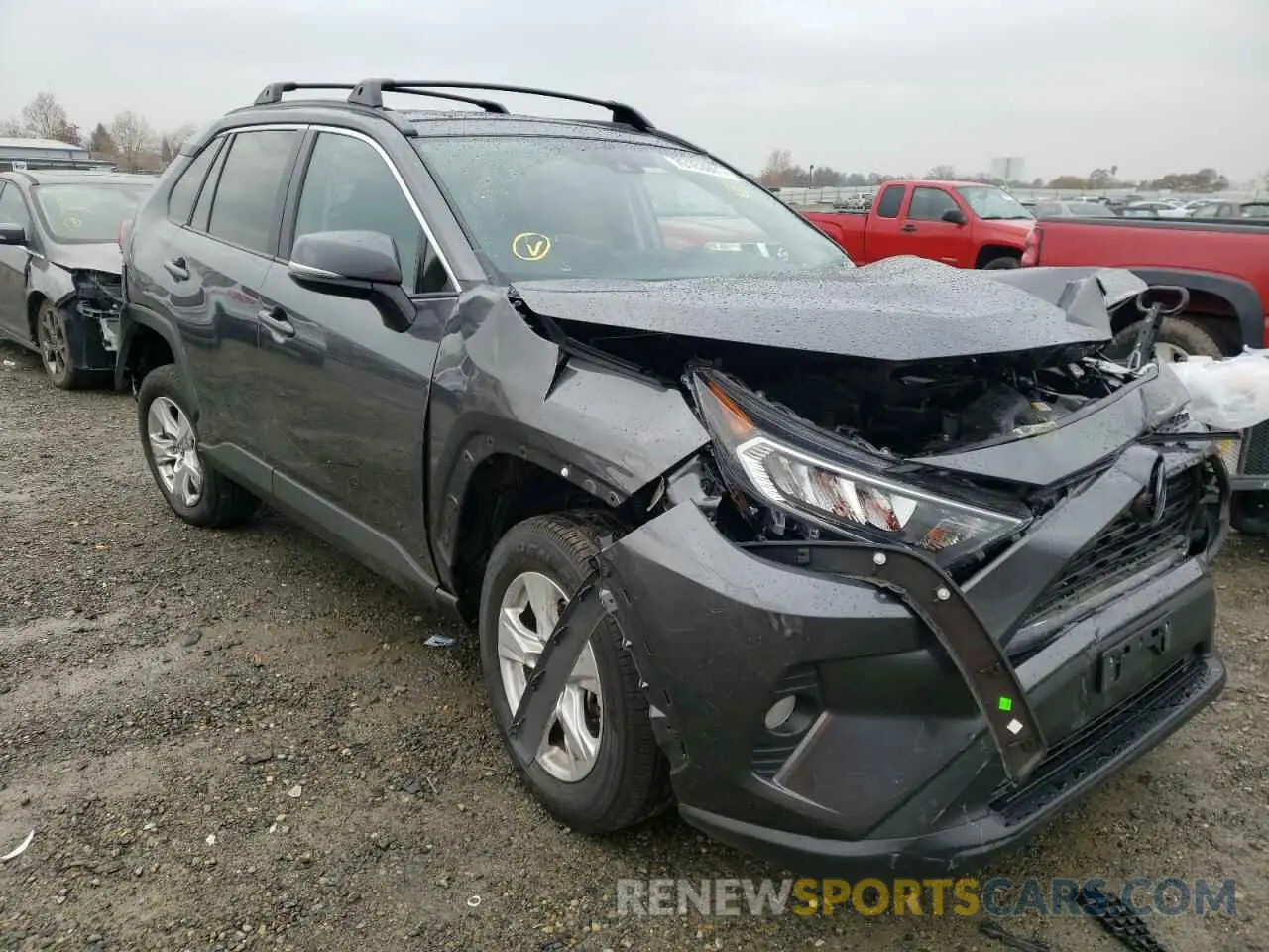 1 Photograph of a damaged car 2T3W1RFV1KC006954 TOYOTA RAV4 2019