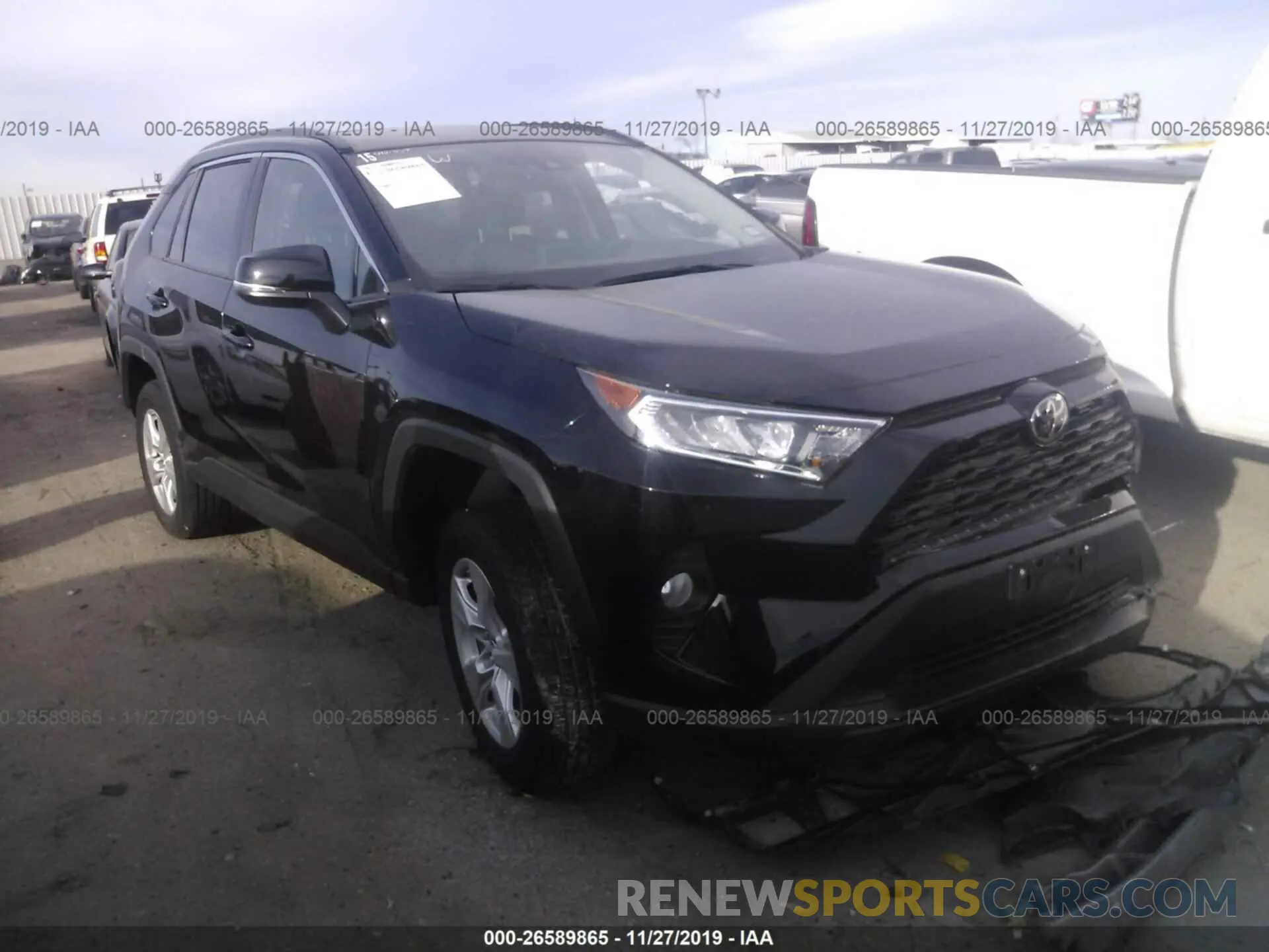 1 Photograph of a damaged car 2T3W1RFV1KW001607 TOYOTA RAV4 2019
