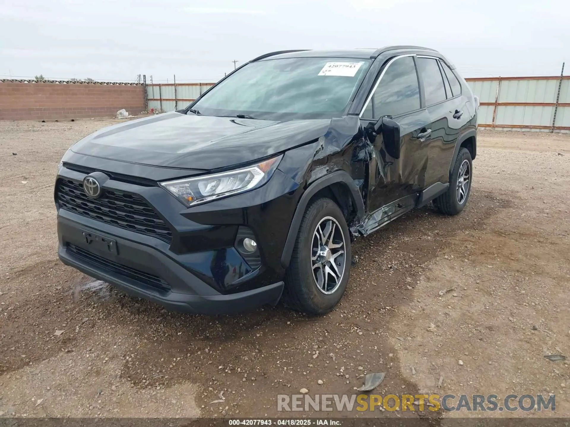 2 Photograph of a damaged car 2T3W1RFV1KW043291 TOYOTA RAV4 2019