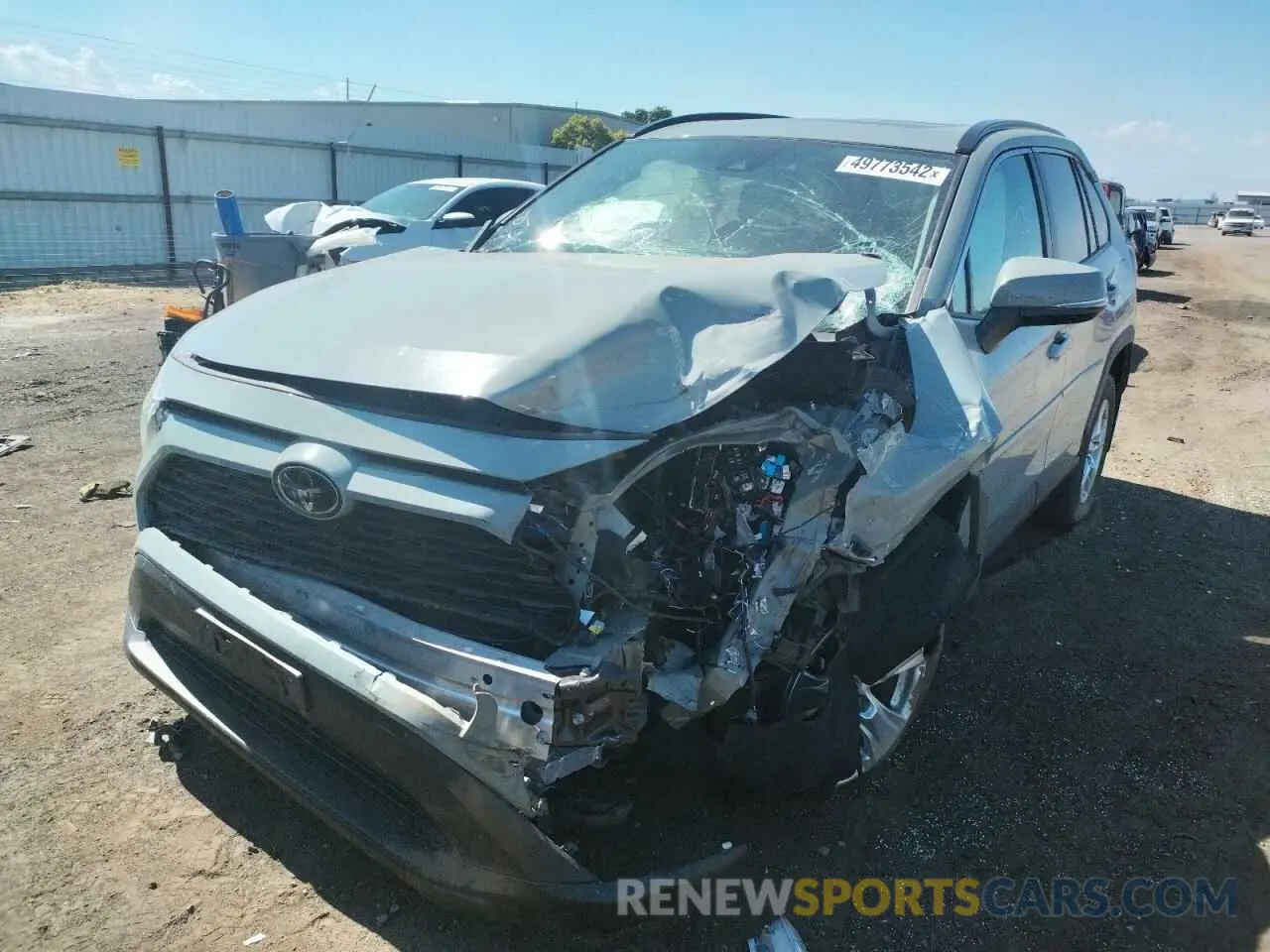 2 Фотография поврежденного автомобиля 2T3W1RFV1KW047065 TOYOTA RAV4 2019