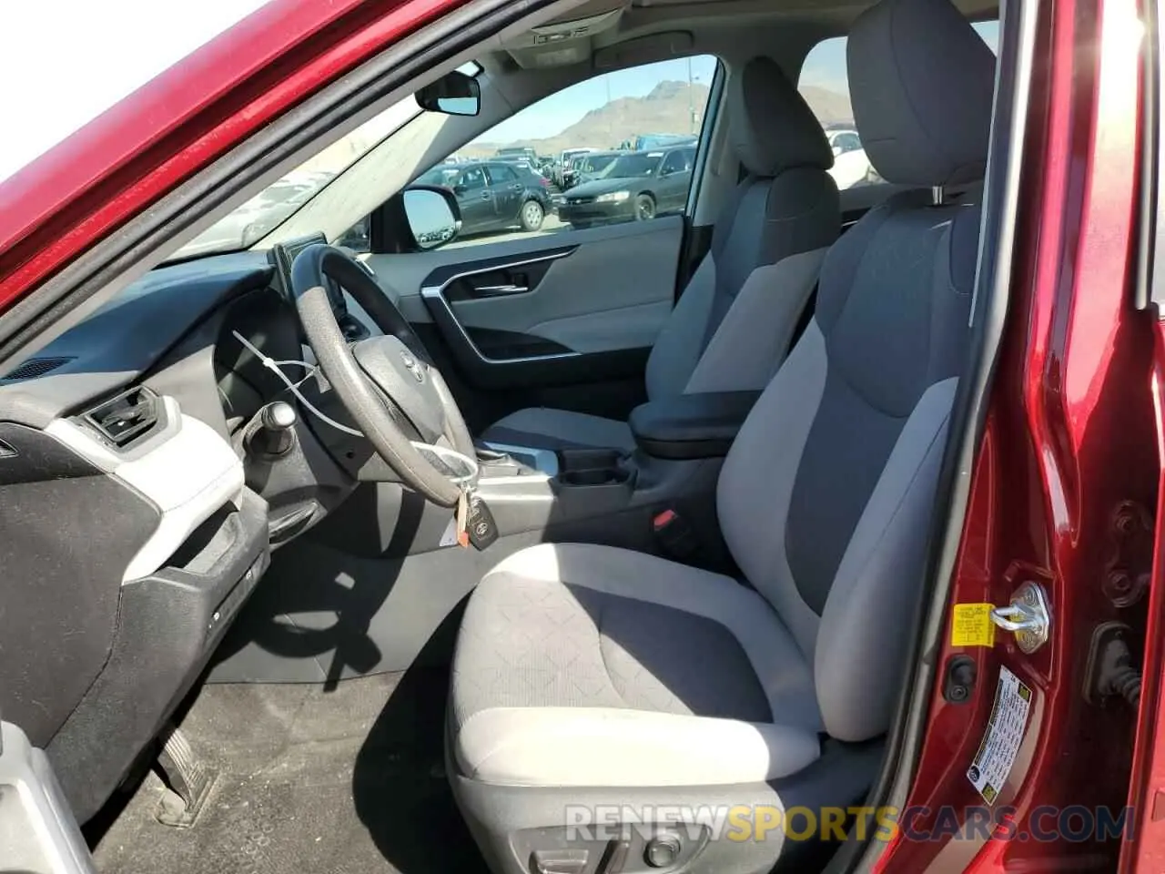 7 Фотография поврежденного автомобиля 2T3W1RFV2KC016862 TOYOTA RAV4 2019
