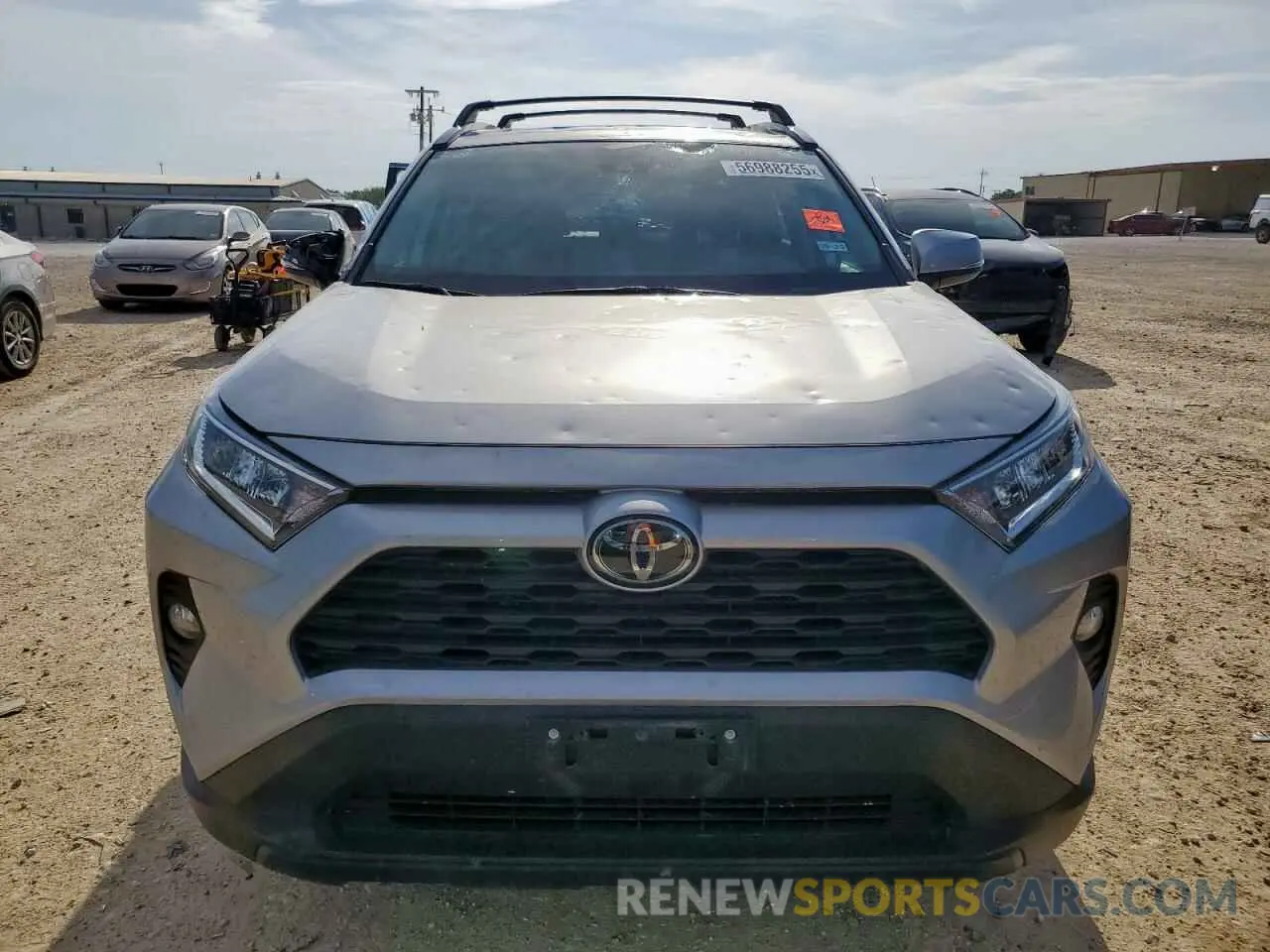 5 Фотография поврежденного автомобиля 2T3W1RFV2KC023276 TOYOTA RAV4 2019