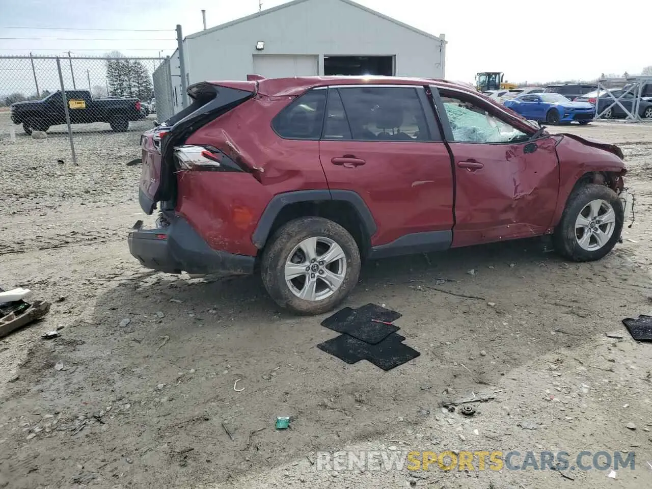 3 Фотография поврежденного автомобиля 2T3W1RFV2KW009070 TOYOTA RAV4 2019