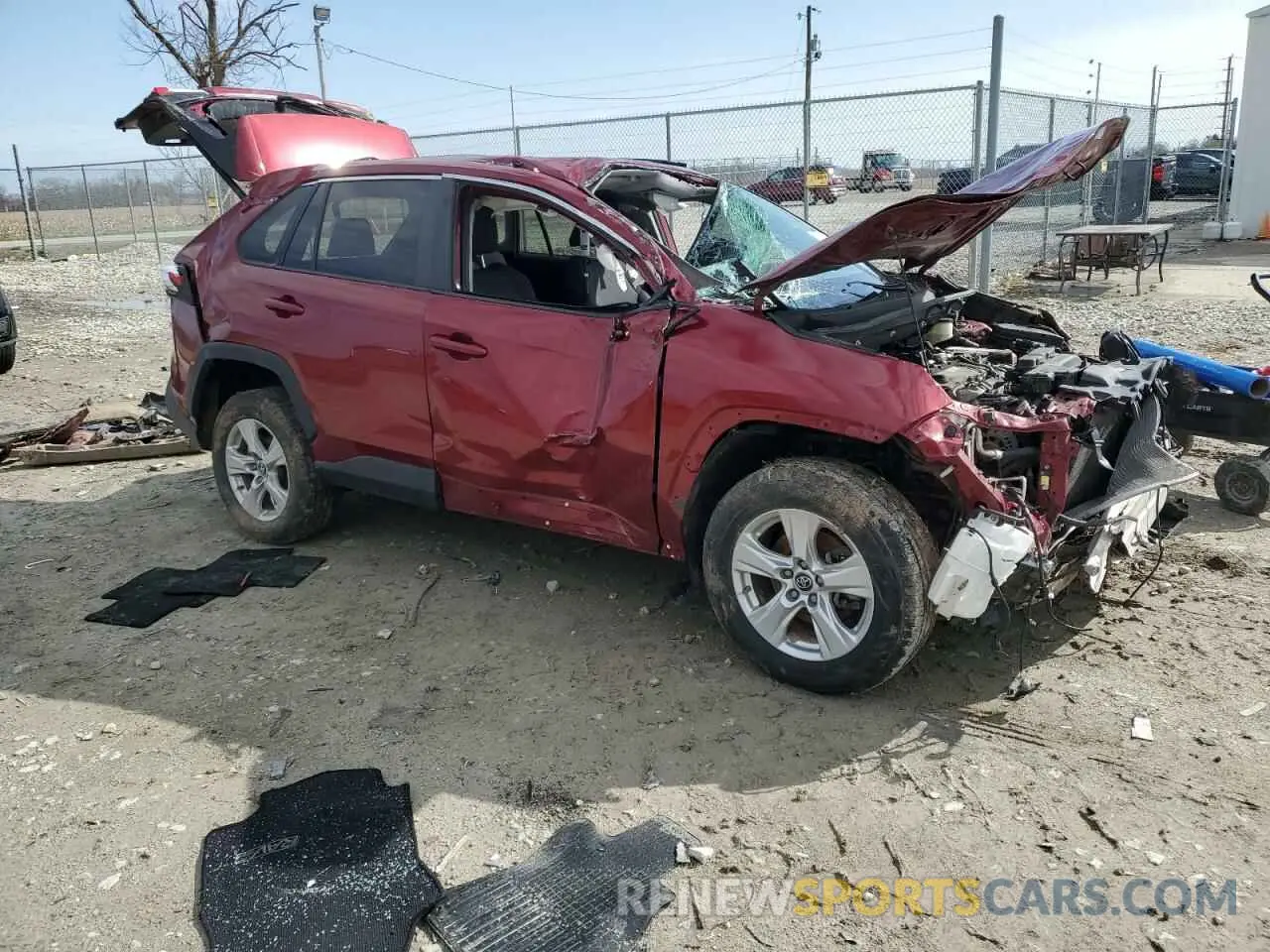 4 Фотография поврежденного автомобиля 2T3W1RFV2KW009070 TOYOTA RAV4 2019
