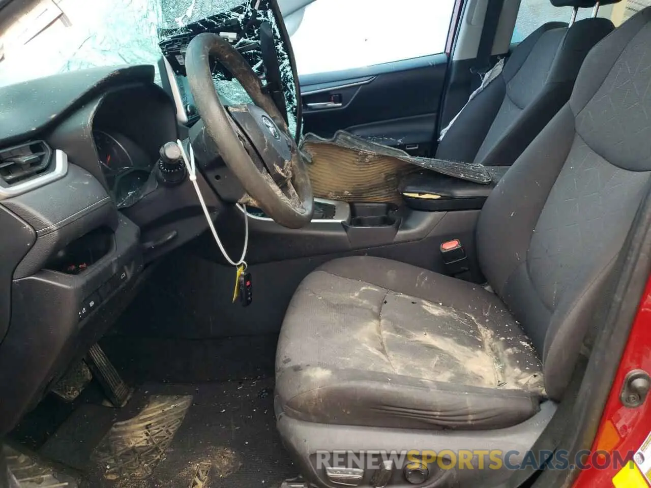 7 Фотография поврежденного автомобиля 2T3W1RFV2KW009070 TOYOTA RAV4 2019