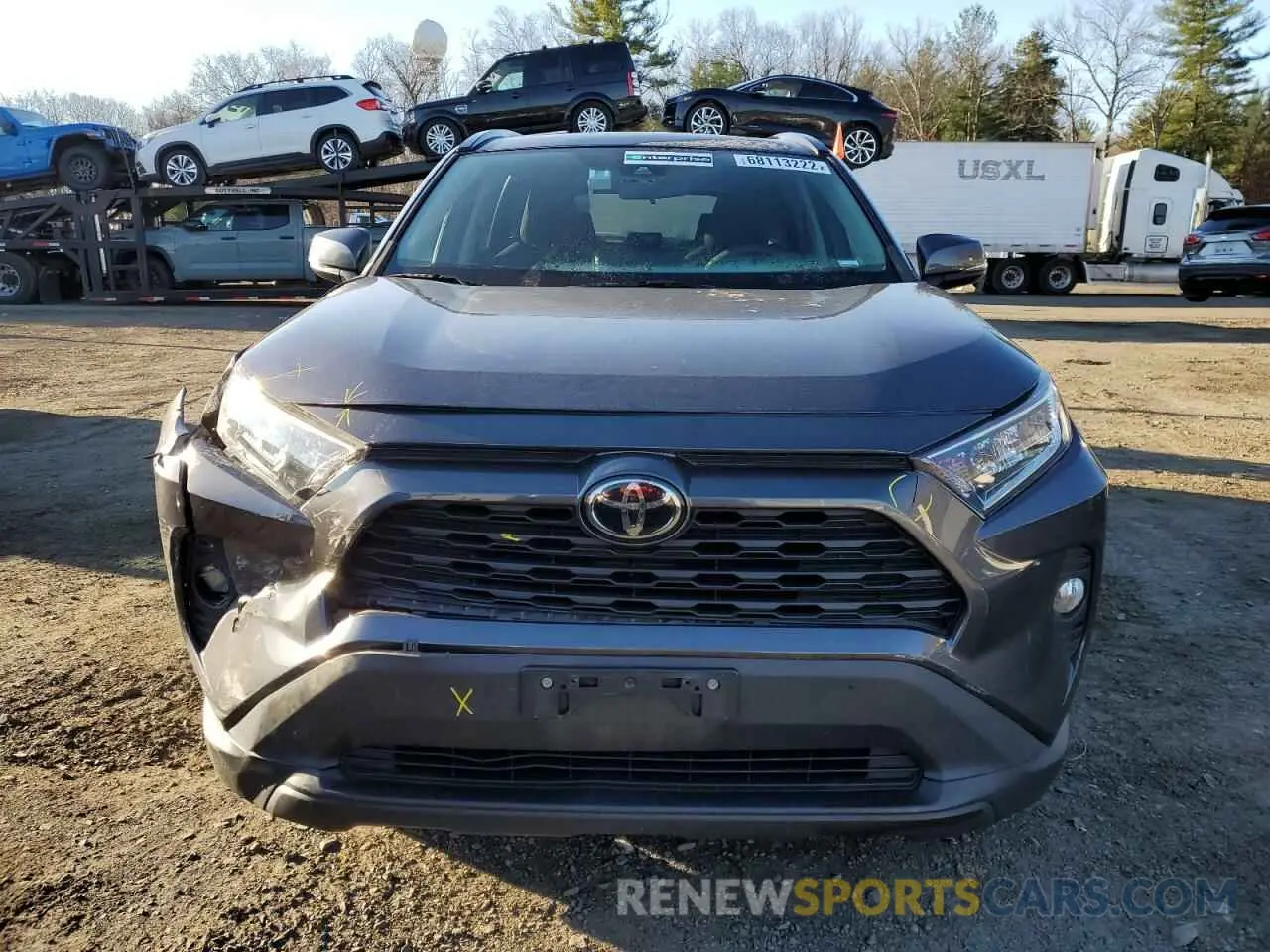 5 Фотография поврежденного автомобиля 2T3W1RFV2KW034874 TOYOTA RAV4 2019