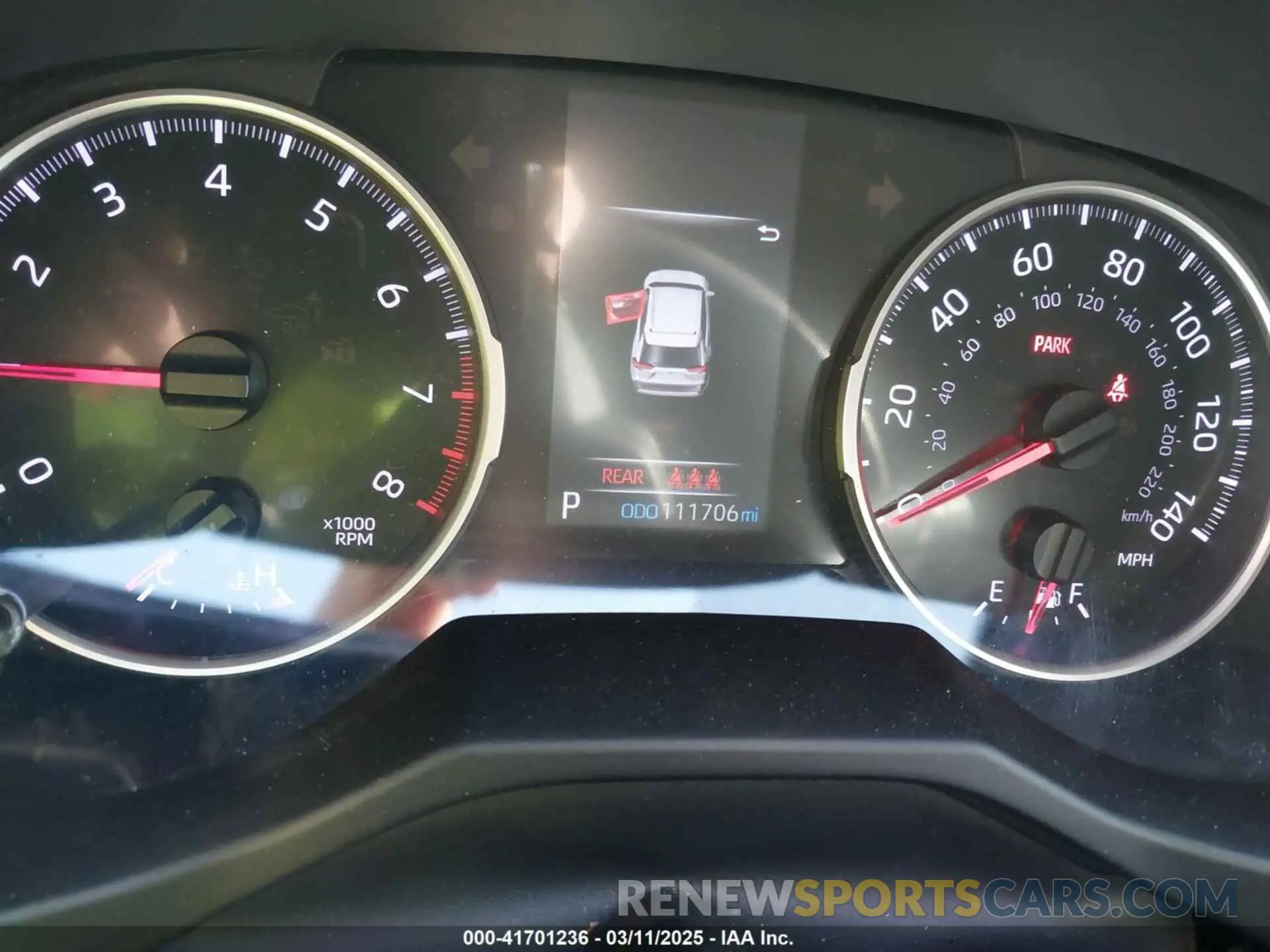 7 Photograph of a damaged car 2T3W1RFV3KC002372 TOYOTA RAV4 2019