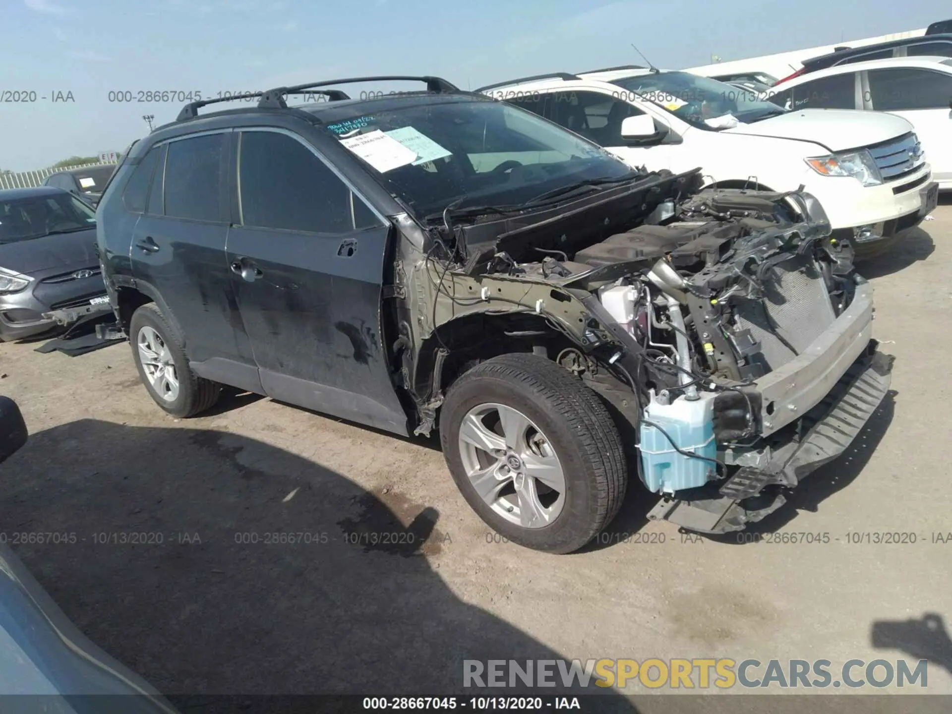 1 Photograph of a damaged car 2T3W1RFV3KC012951 TOYOTA RAV4 2019
