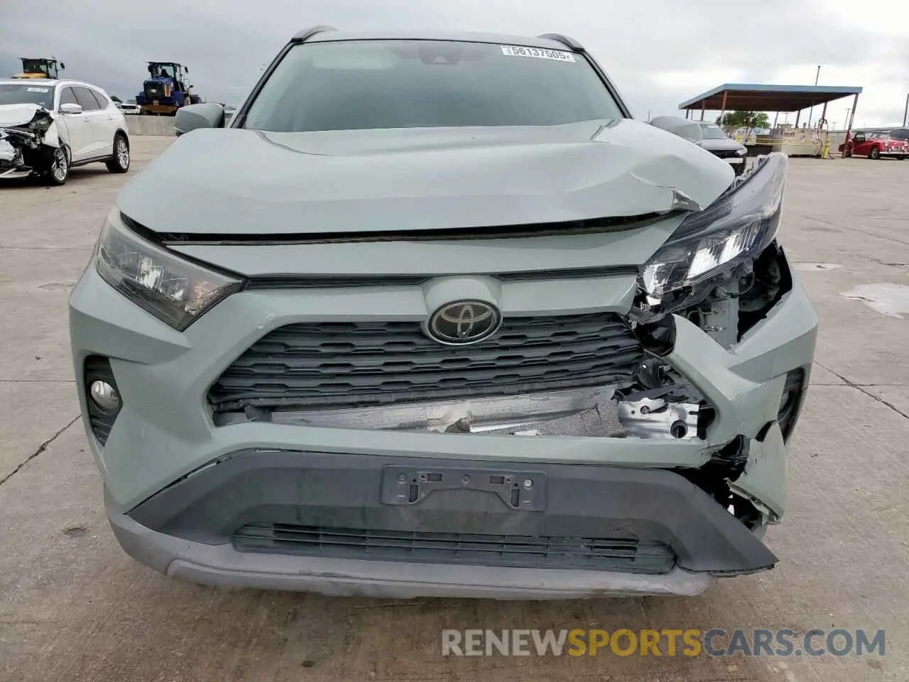 5 Фотография поврежденного автомобиля 2T3W1RFV4KW016070 TOYOTA RAV4 2019