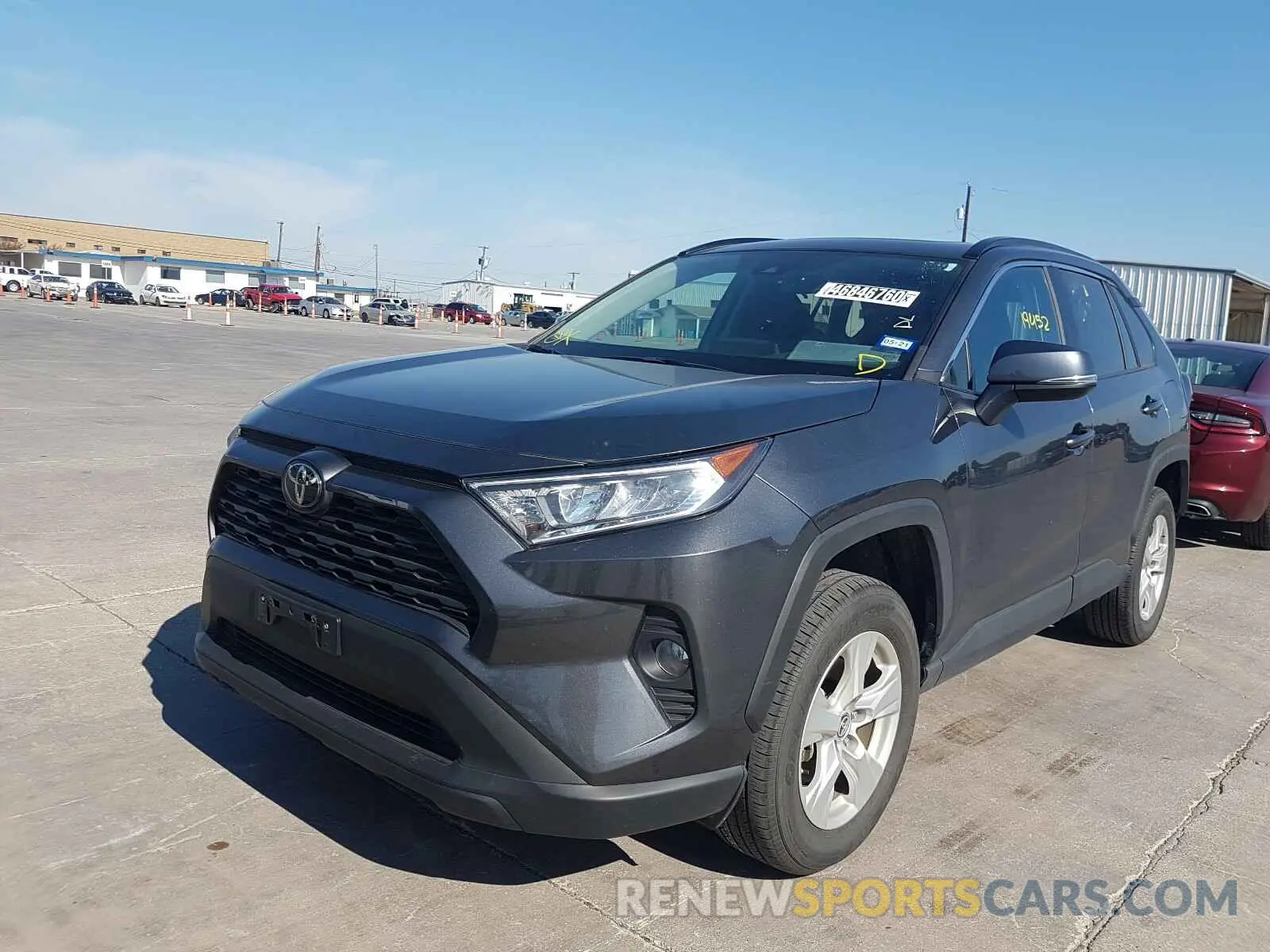 2 Photograph of a damaged car 2T3W1RFV6KC009364 TOYOTA RAV4 2019