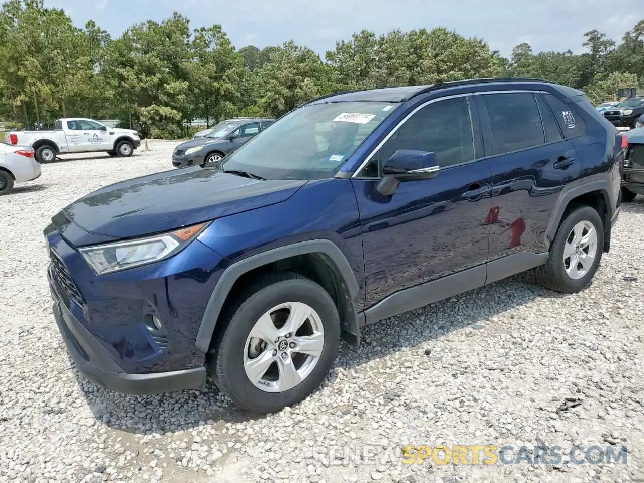 1 Photograph of a damaged car 2T3W1RFV7KW019934 TOYOTA RAV4 2019