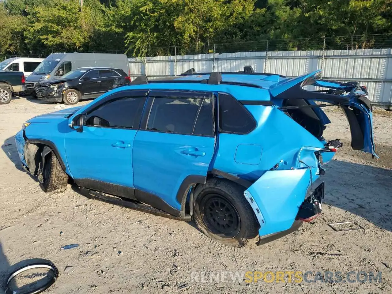 2 Photograph of a damaged car 2T3W1RFV7KW035258 TOYOTA RAV4 2019
