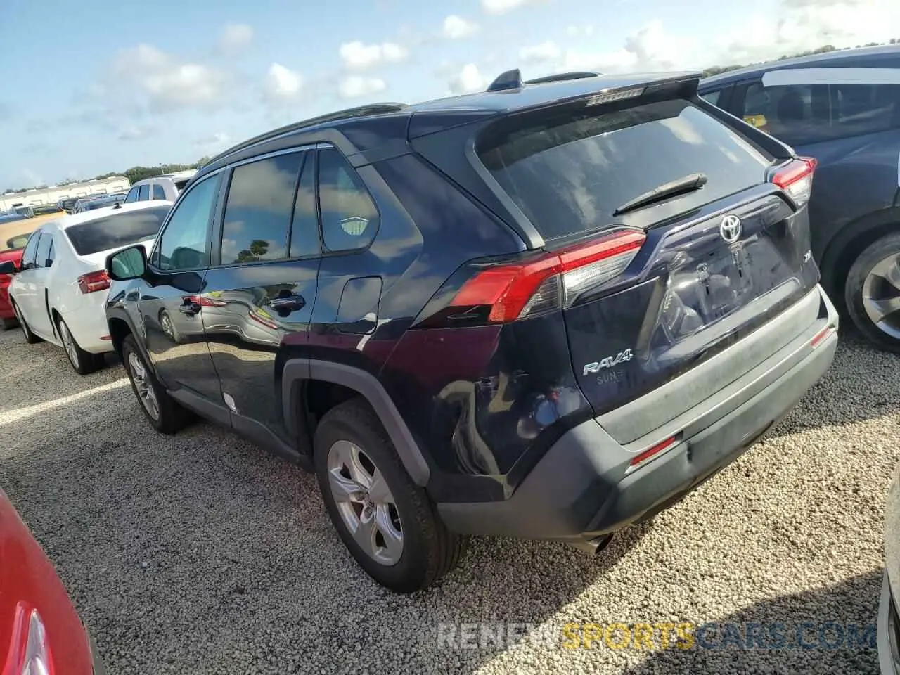 2 Photograph of a damaged car 2T3W1RFV8KC022410 TOYOTA RAV4 2019