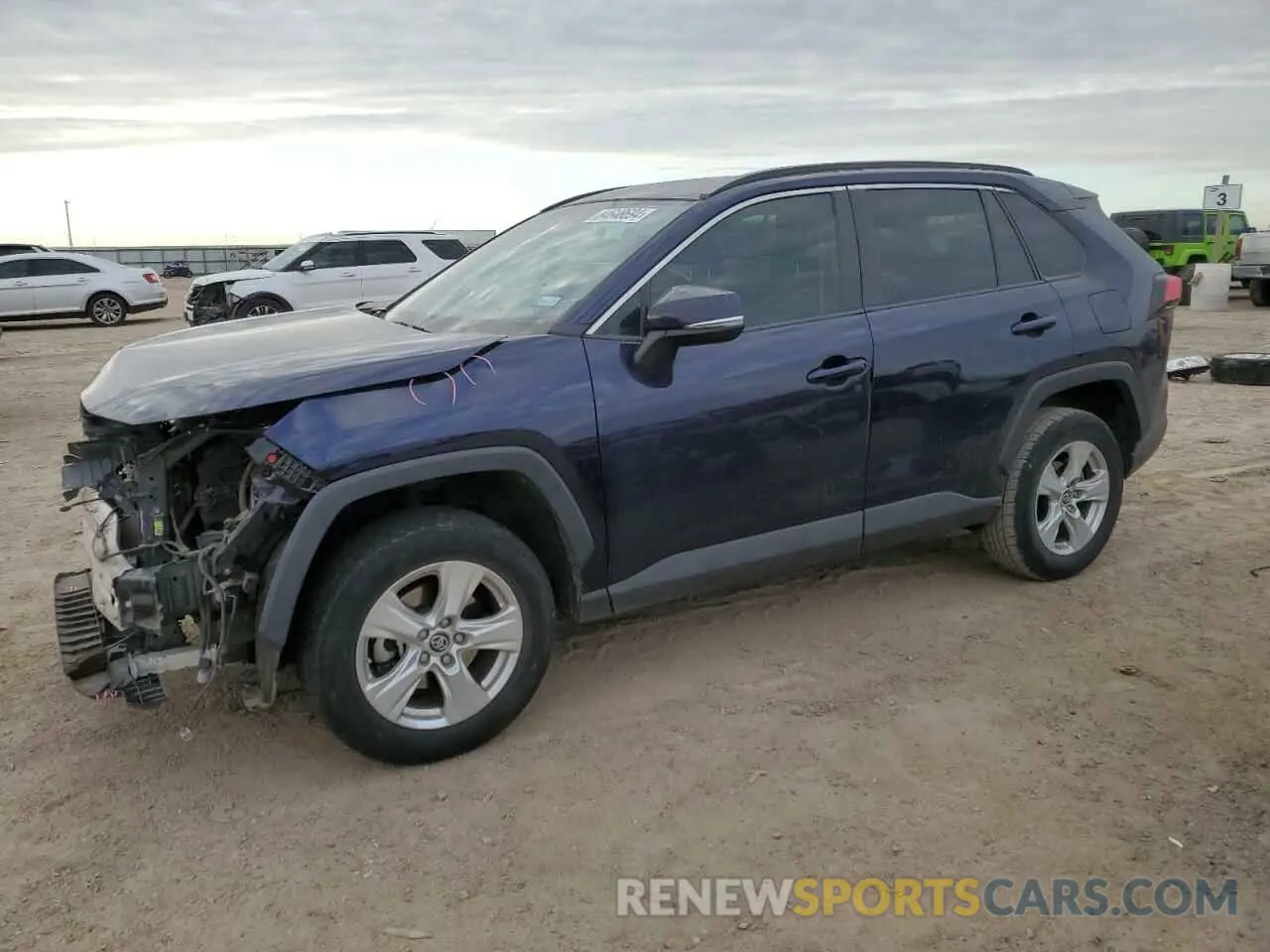 1 Photograph of a damaged car 2T3W1RFV9KW006473 TOYOTA RAV4 2019