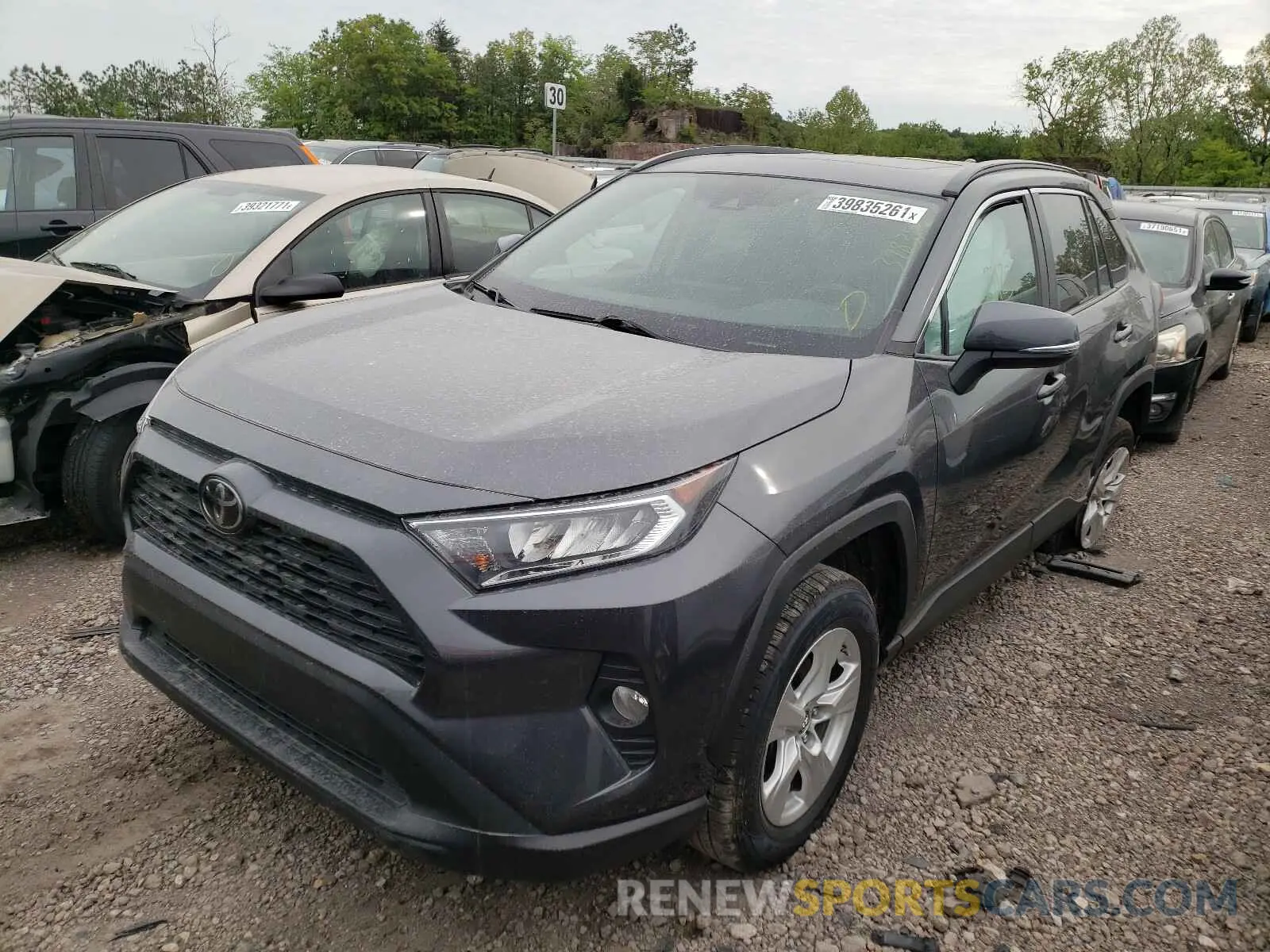 2 Photograph of a damaged car 2T3W1RFVXKC018326 TOYOTA RAV4 2019