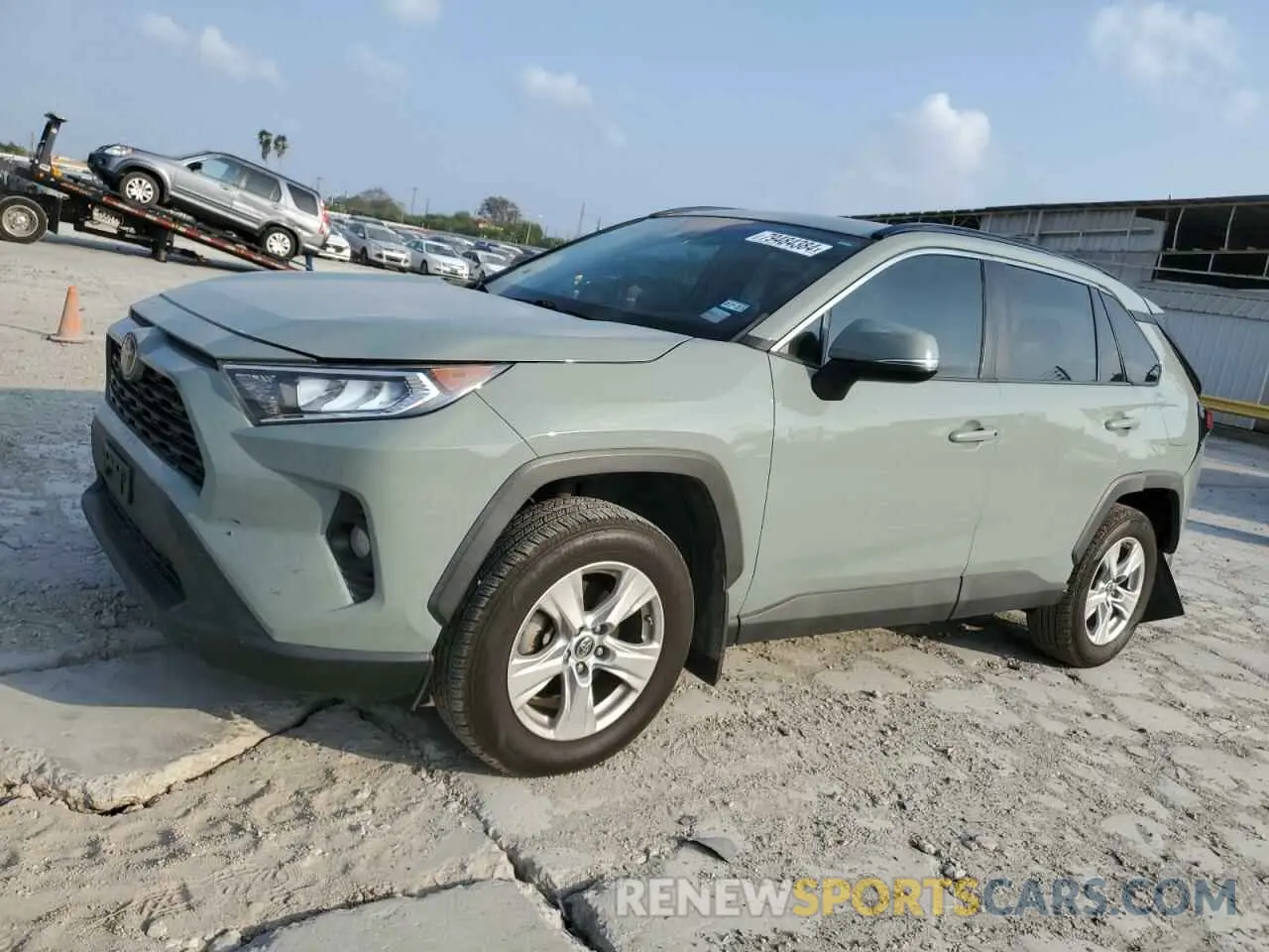 1 Photograph of a damaged car 2T3W1RFVXKW041779 TOYOTA RAV4 2019