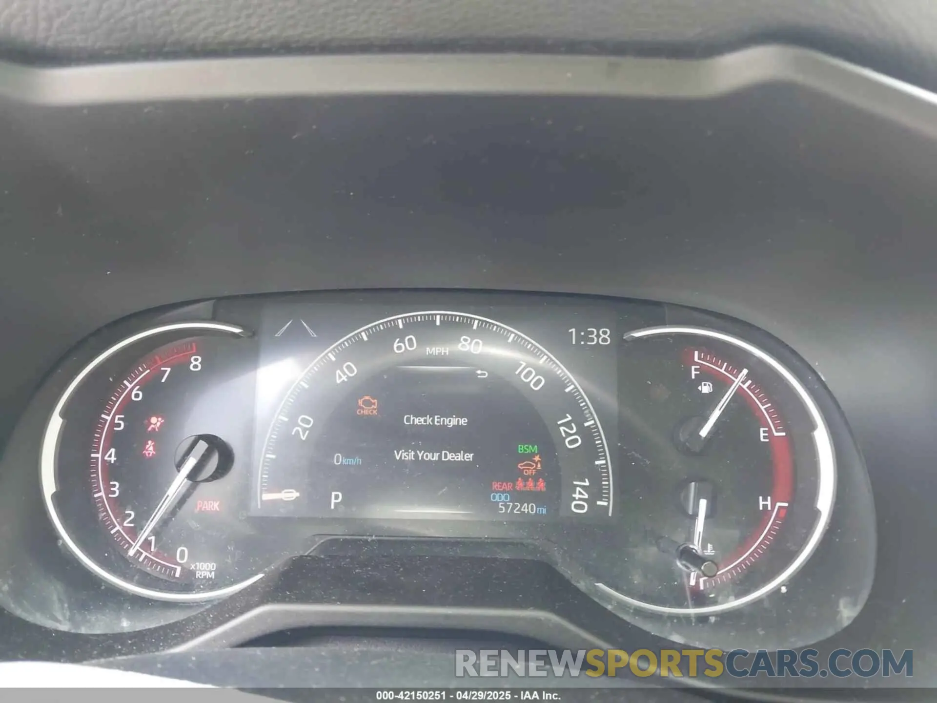 7 Фотография поврежденного автомобиля 2T3Y1RFV1KW042327 TOYOTA RAV4 2019