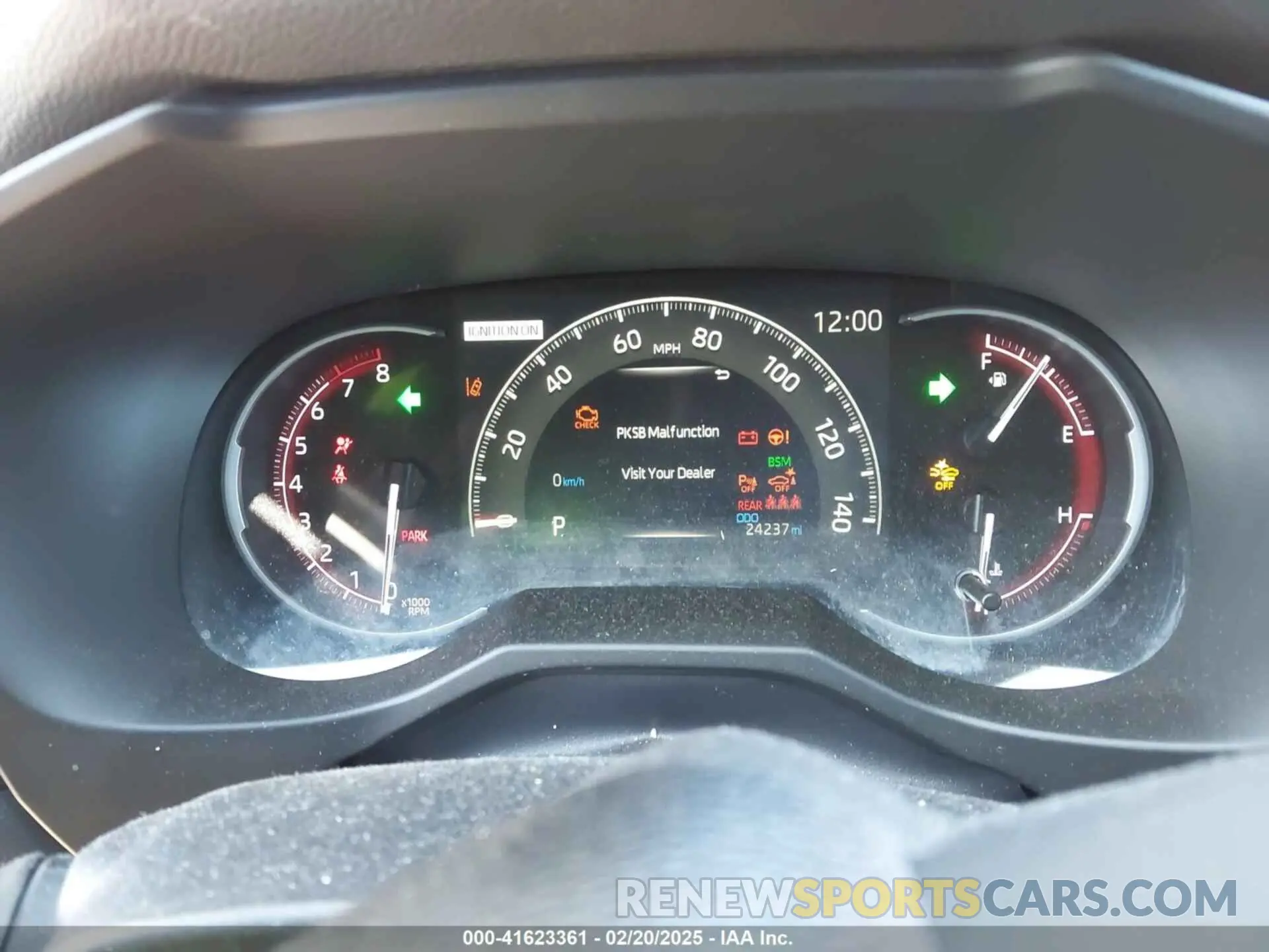 7 Фотография поврежденного автомобиля 2T3Y1RFV3KW020880 TOYOTA RAV4 2019