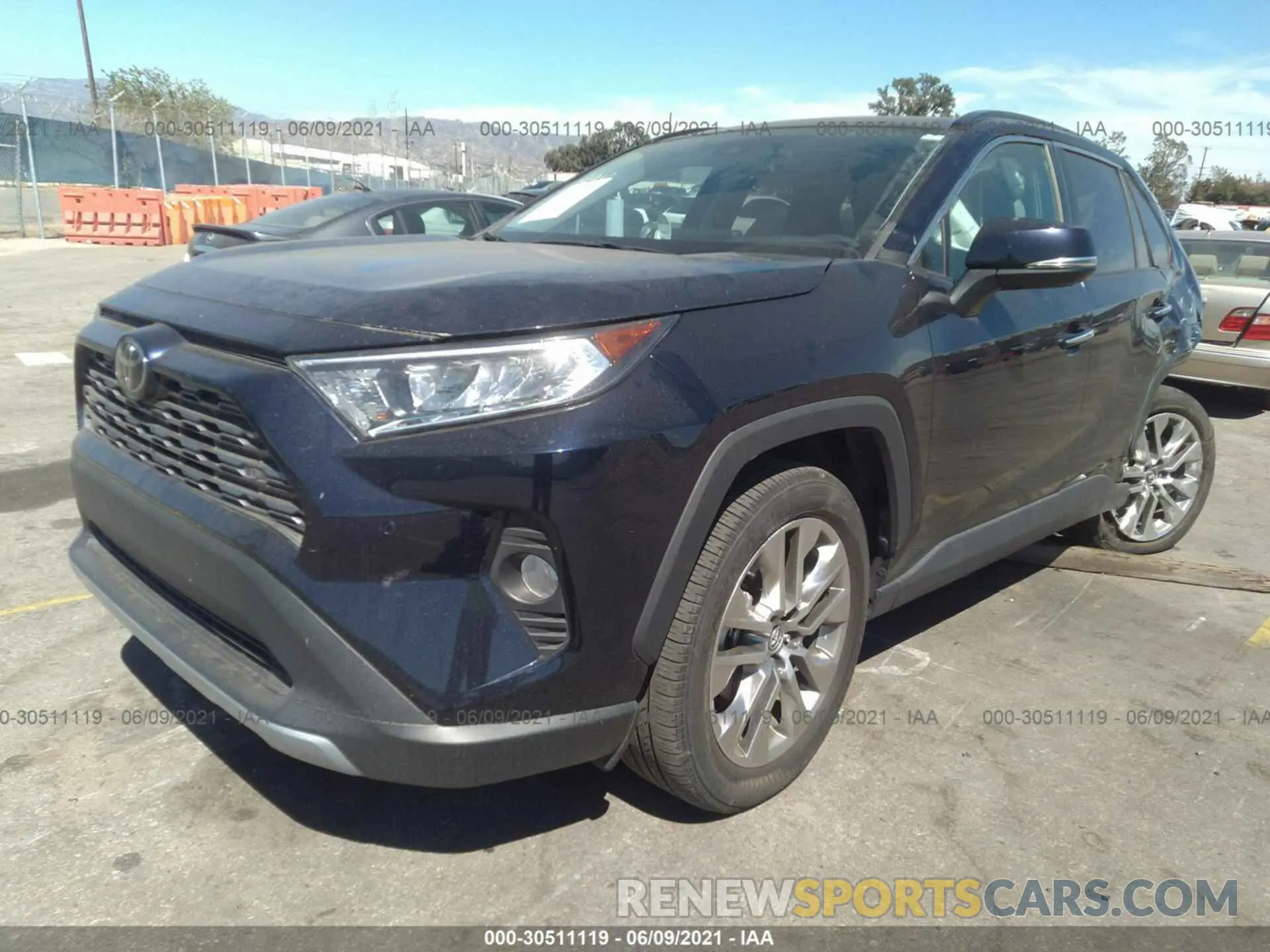 2 Photograph of a damaged car 2T3Y1RFV5KW007094 TOYOTA RAV4 2019