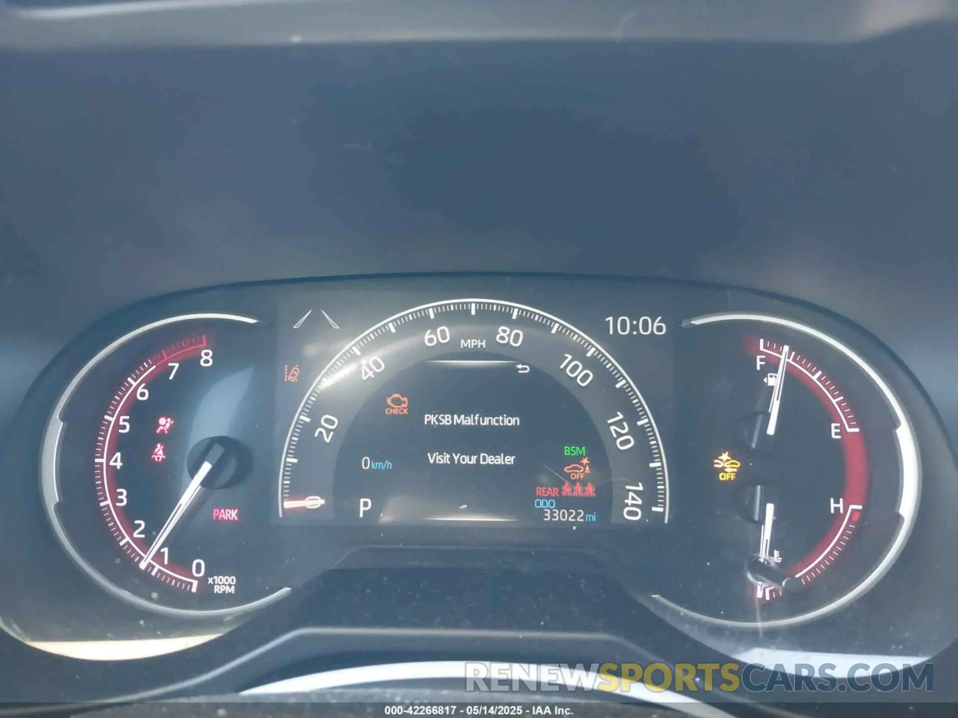 7 Фотография поврежденного автомобиля 2T3Y1RFV6KW030416 TOYOTA RAV4 2019