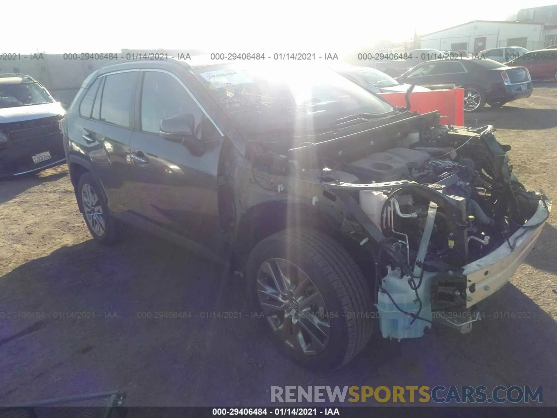1 Photograph of a damaged car 2T3Y1RFV7KC021094 TOYOTA RAV4 2019