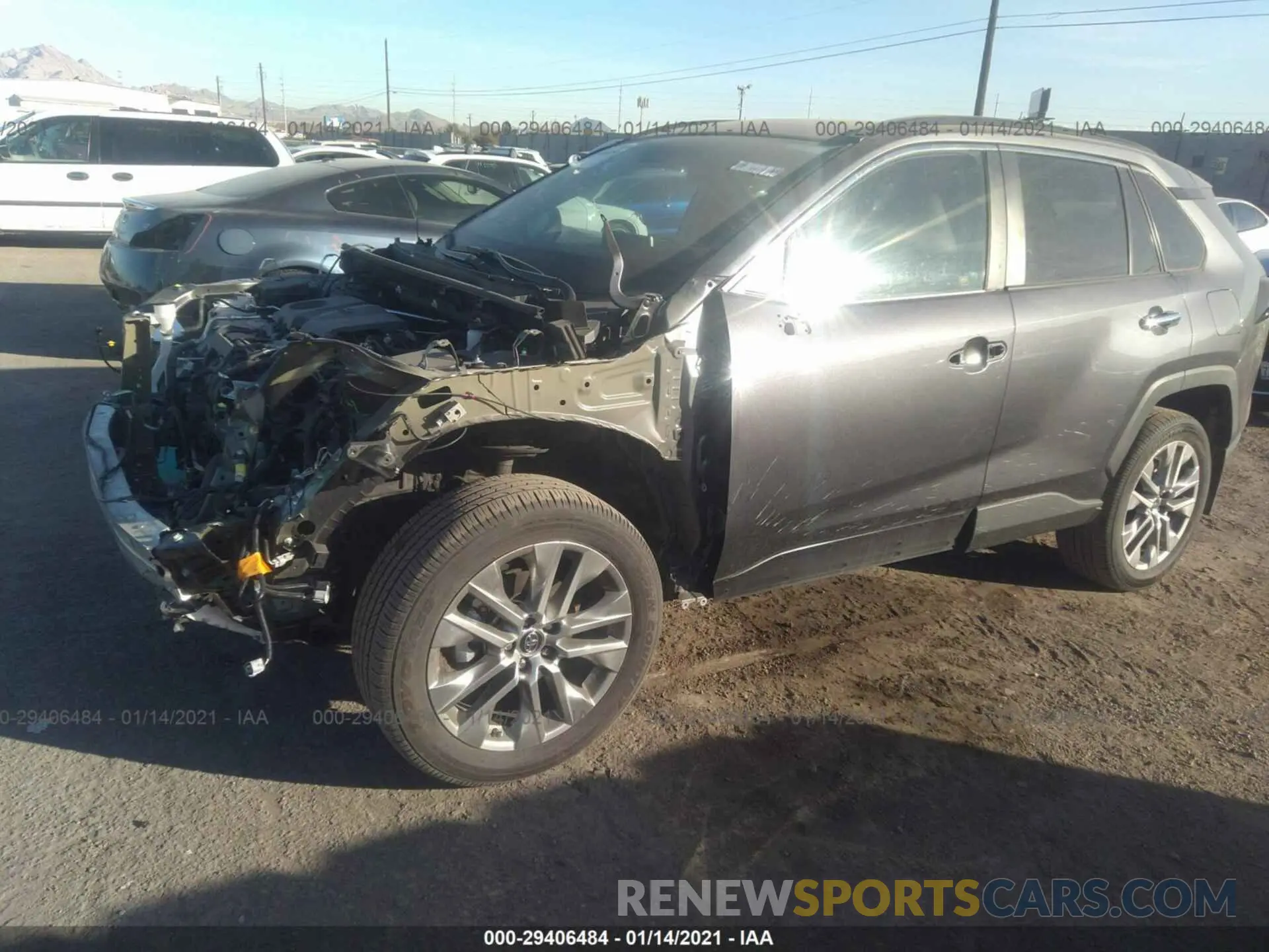 2 Photograph of a damaged car 2T3Y1RFV7KC021094 TOYOTA RAV4 2019