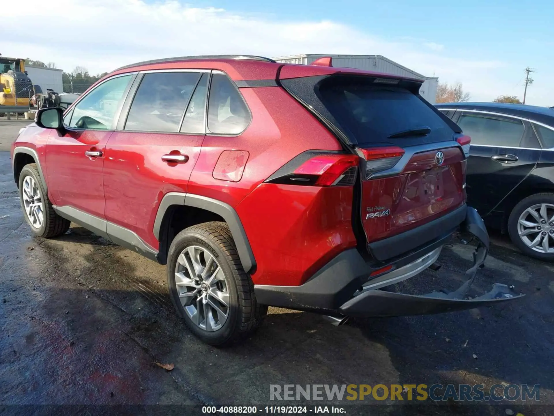 3 Photograph of a damaged car 2T3Y1RFV9KW012377 TOYOTA RAV4 2019
