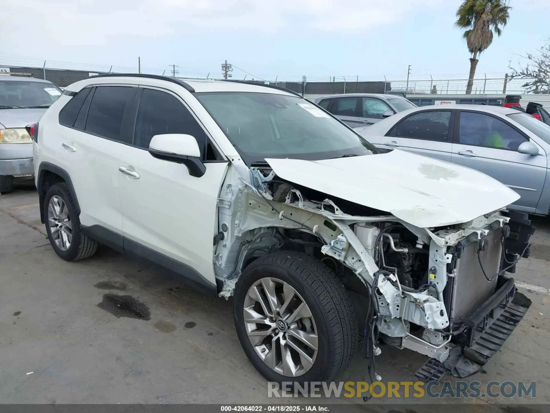 1 Фотография поврежденного автомобиля 2T3Y1RFVXKC008176 TOYOTA RAV4 2019