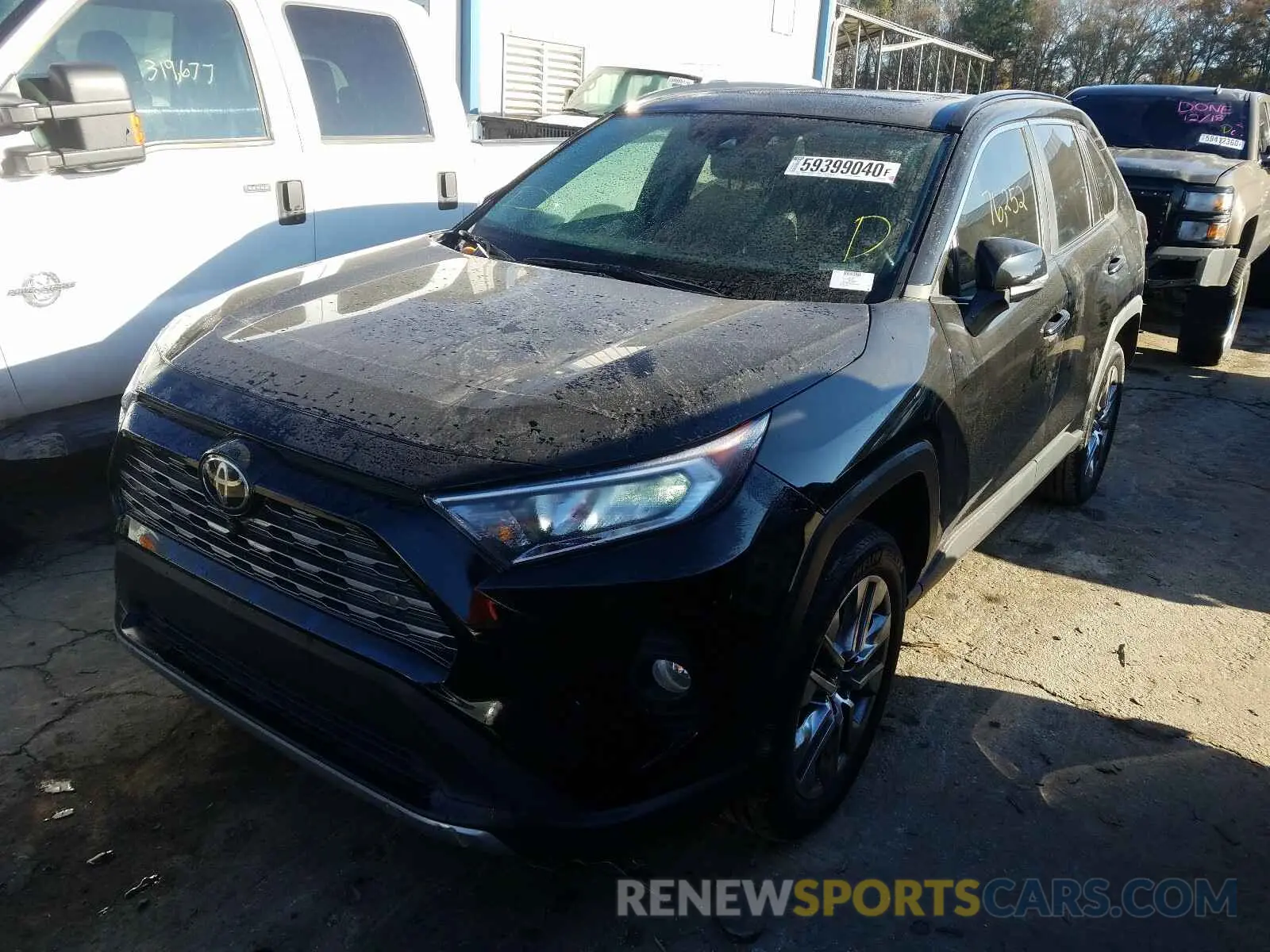 2 Photograph of a damaged car 2T3Y1RFVXKC010185 TOYOTA RAV4 2019