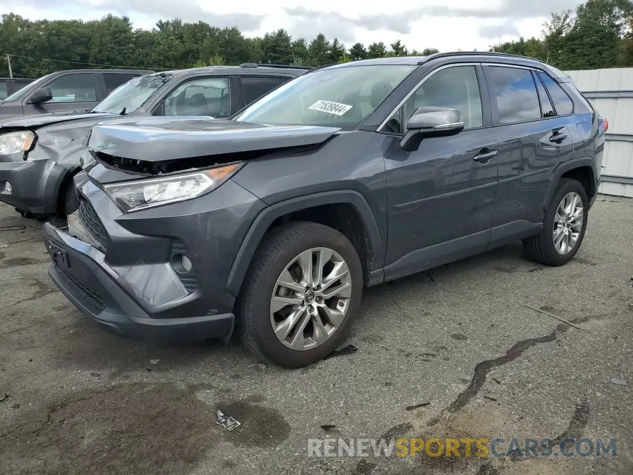 1 Фотография поврежденного автомобиля JTMA1RFV0KD035030 TOYOTA RAV4 2019