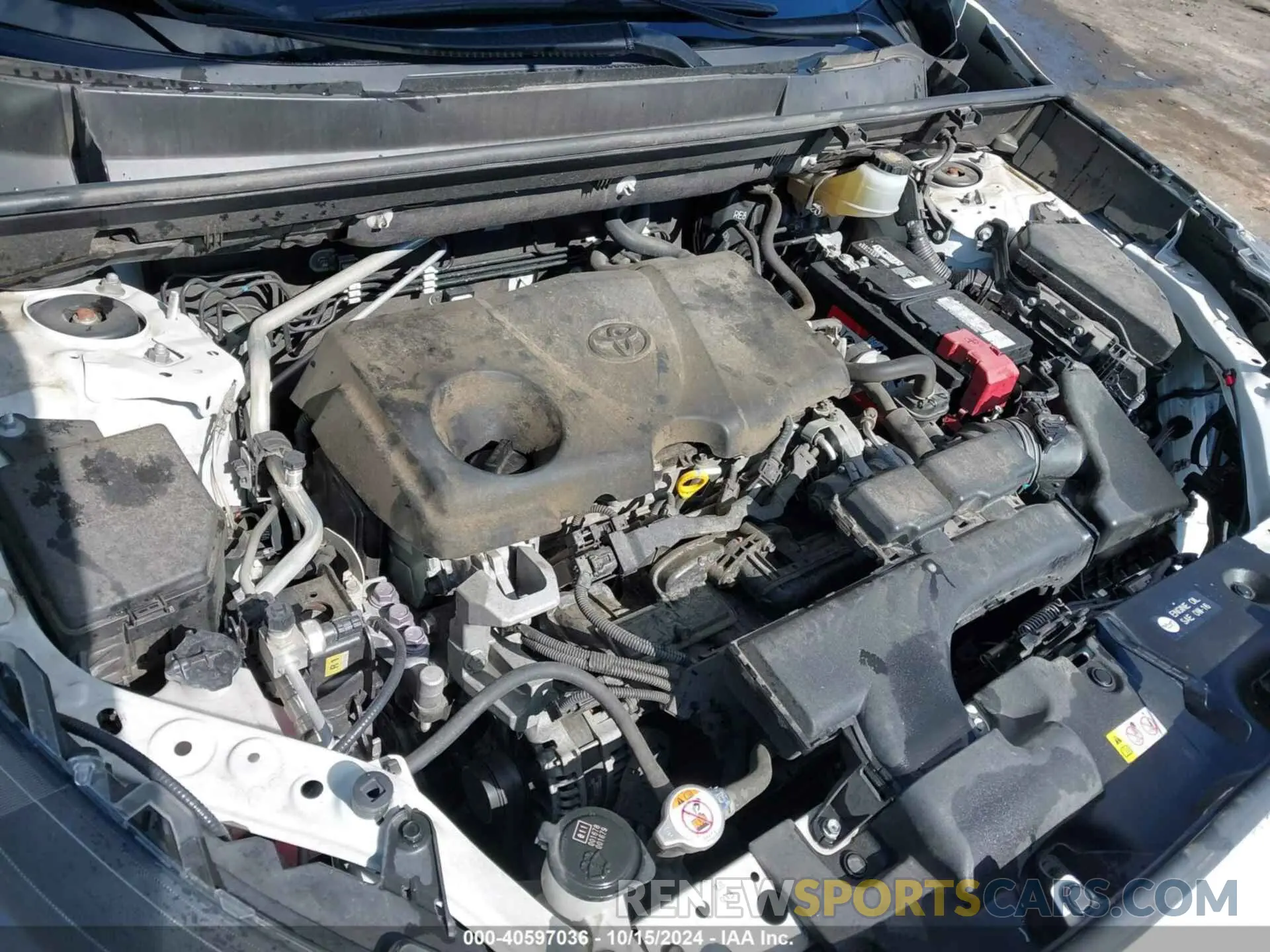 10 Photograph of a damaged car JTMA1RFV1KD009827 TOYOTA RAV4 2019