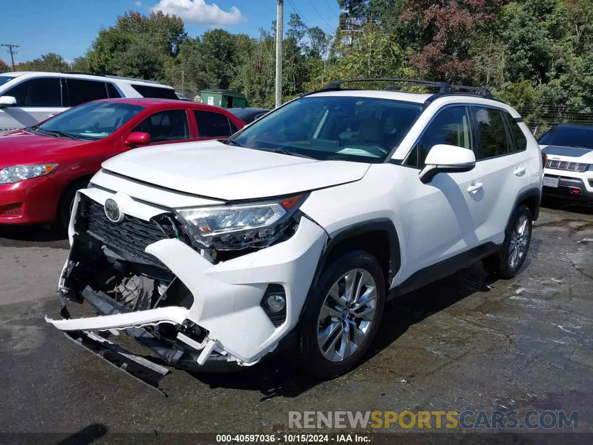 2 Photograph of a damaged car JTMA1RFV1KD009827 TOYOTA RAV4 2019