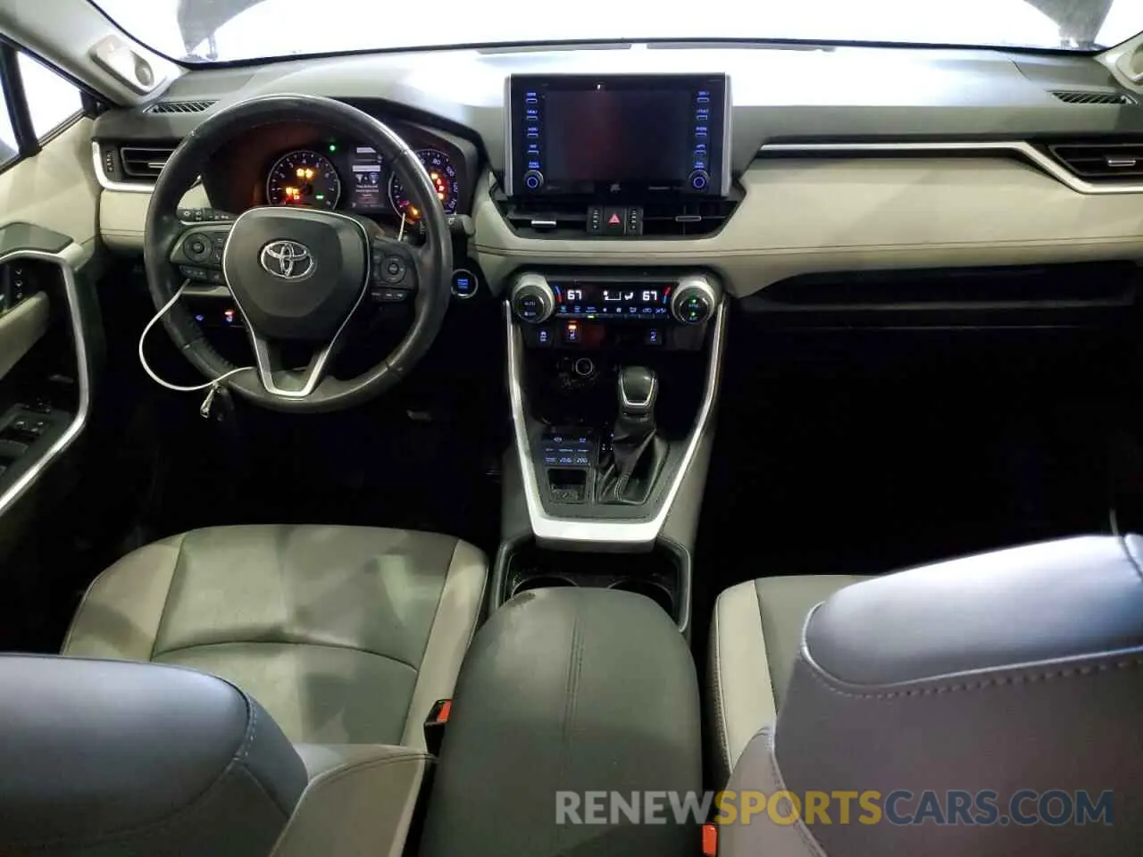 8 Фотография поврежденного автомобиля JTMA1RFV2KD033361 TOYOTA RAV4 2019