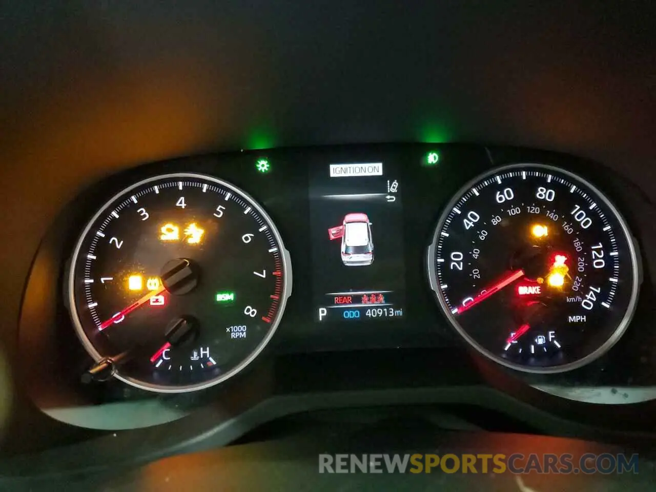 9 Фотография поврежденного автомобиля JTMA1RFV2KD033361 TOYOTA RAV4 2019