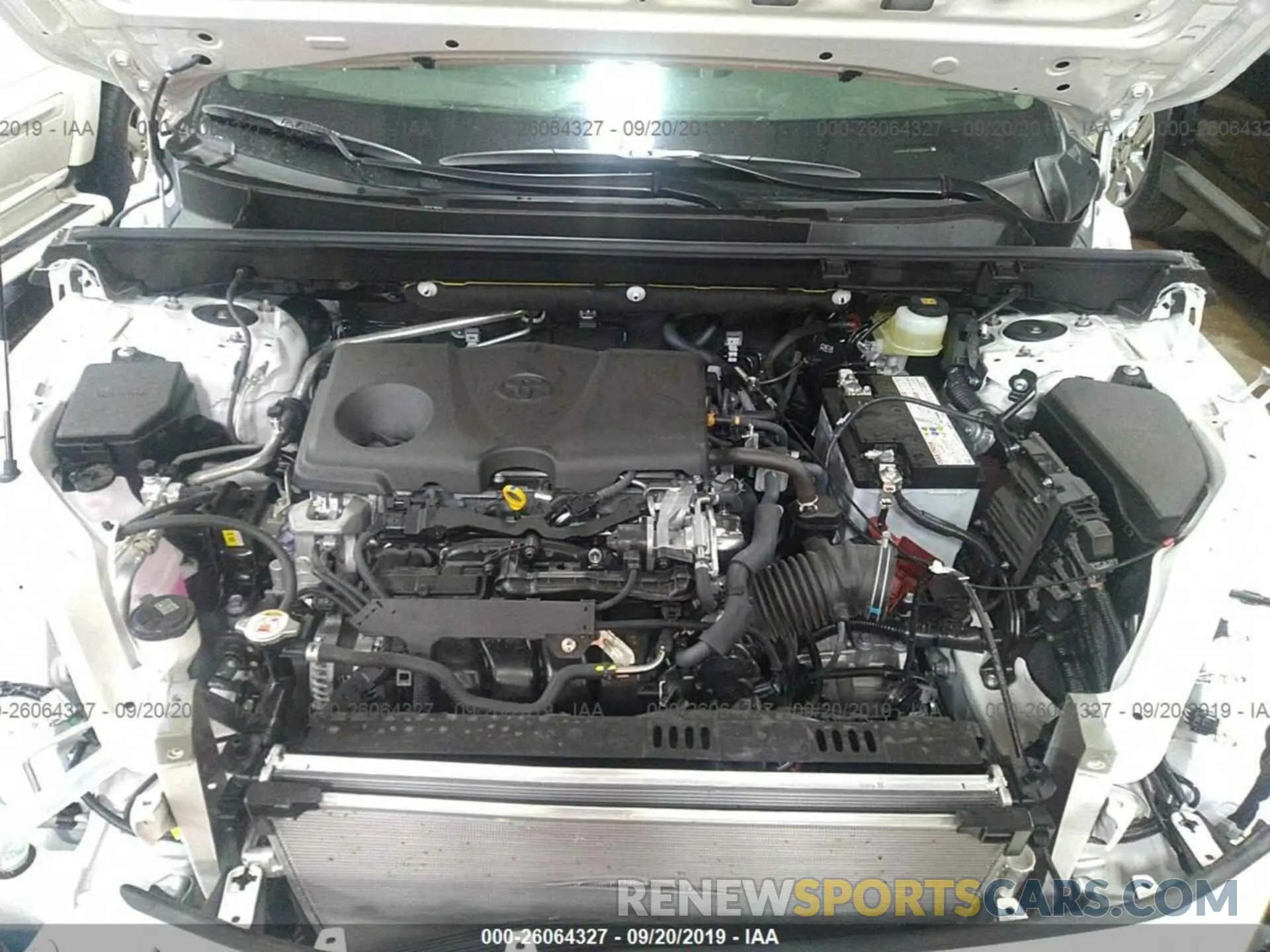 10 Photograph of a damaged car JTMA1RFV3KD026354 TOYOTA RAV4 2019