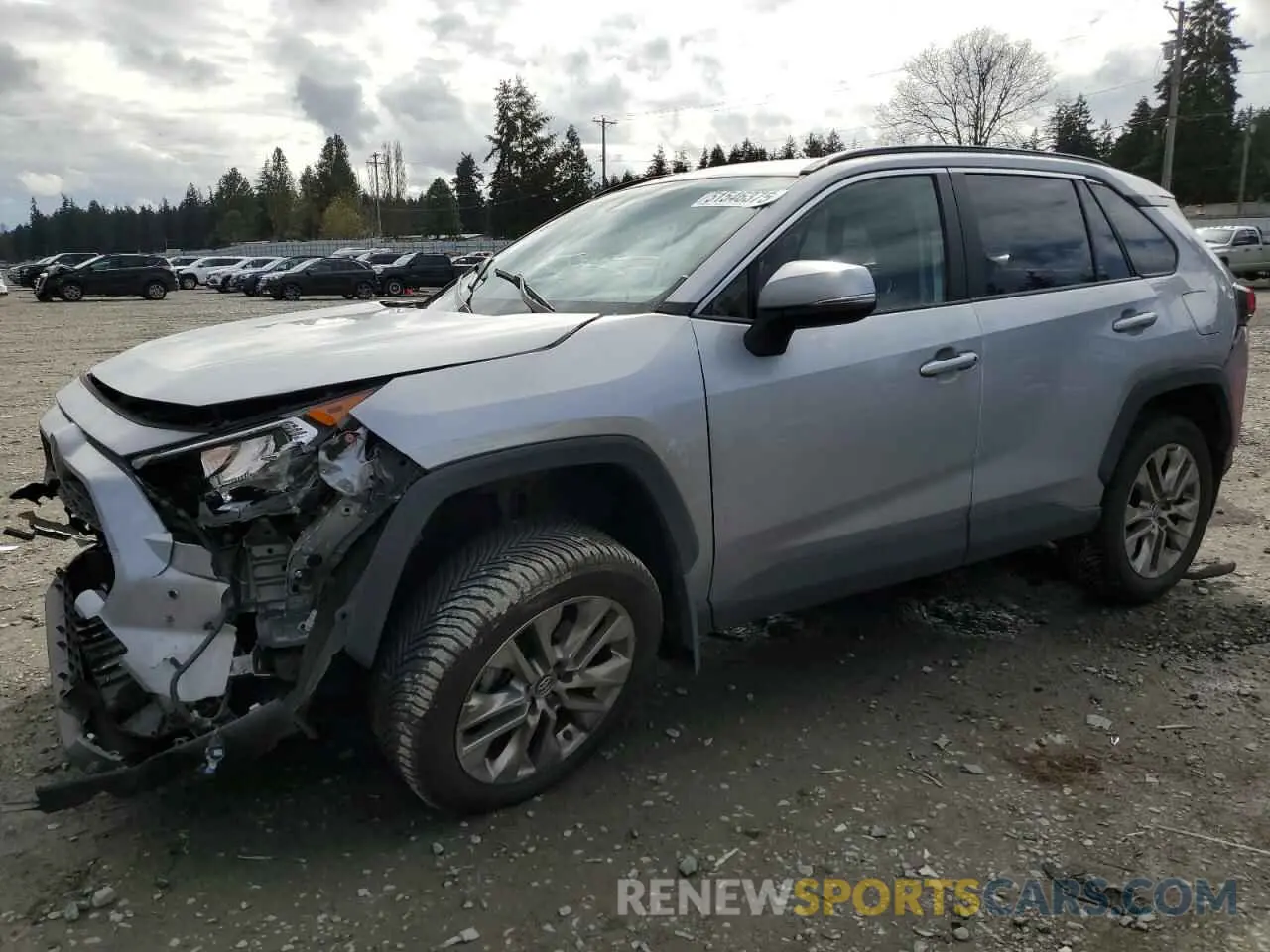 1 Фотография поврежденного автомобиля JTMA1RFV3KD504742 TOYOTA RAV4 2019