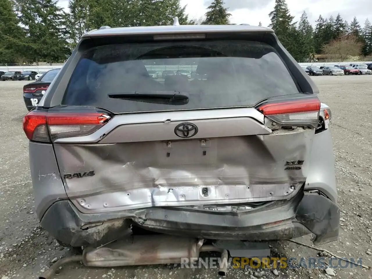 6 Фотография поврежденного автомобиля JTMA1RFV3KD504742 TOYOTA RAV4 2019