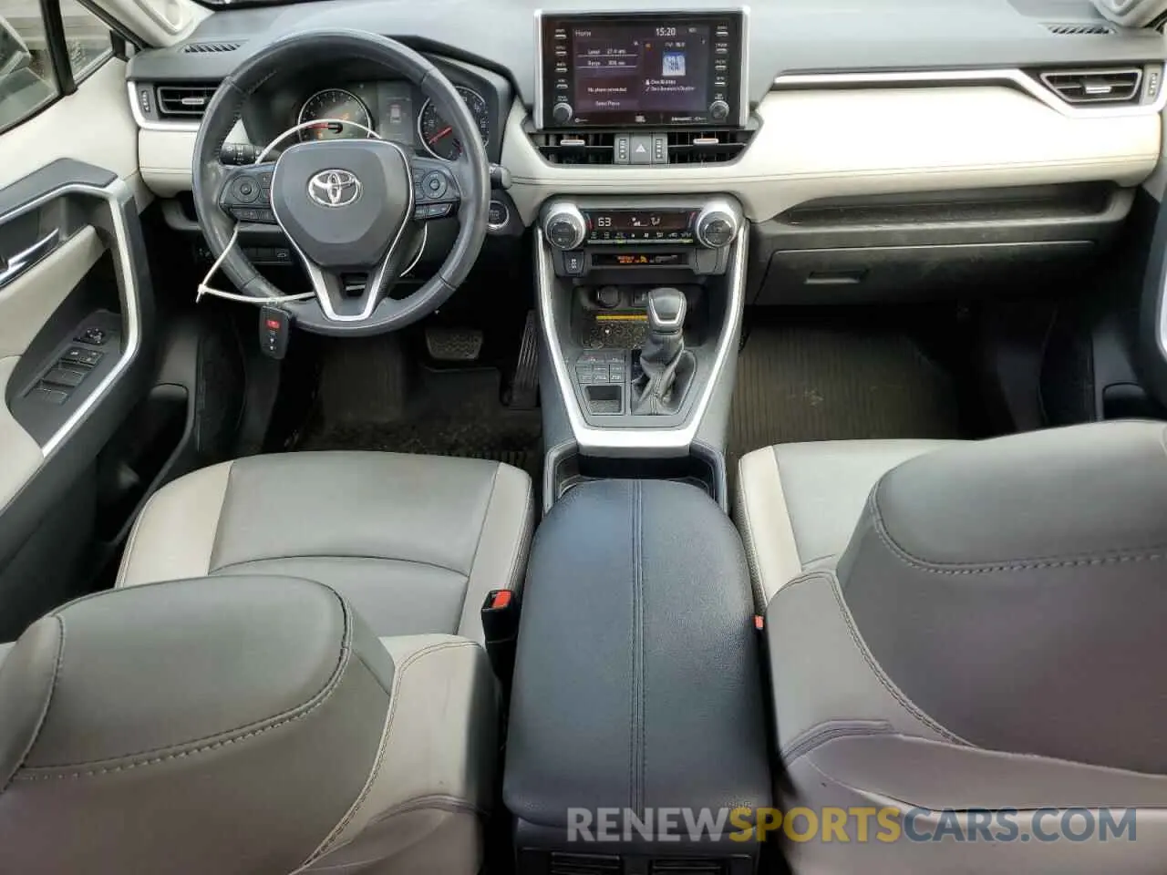 8 Фотография поврежденного автомобиля JTMA1RFV3KD504742 TOYOTA RAV4 2019