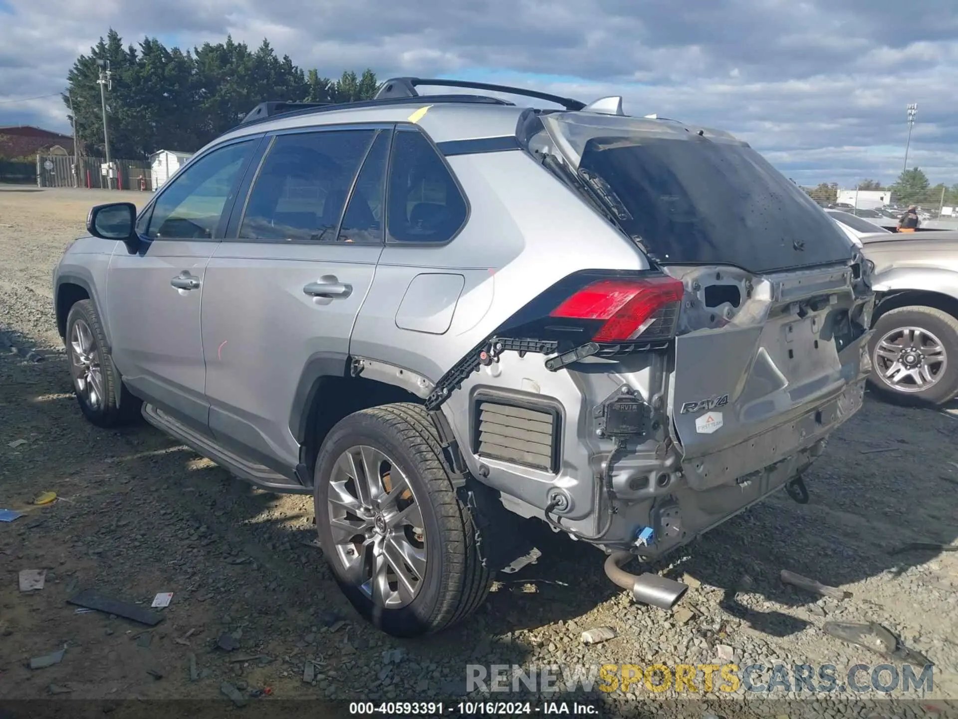 3 Фотография поврежденного автомобиля JTMA1RFV3KD510282 TOYOTA RAV4 2019
