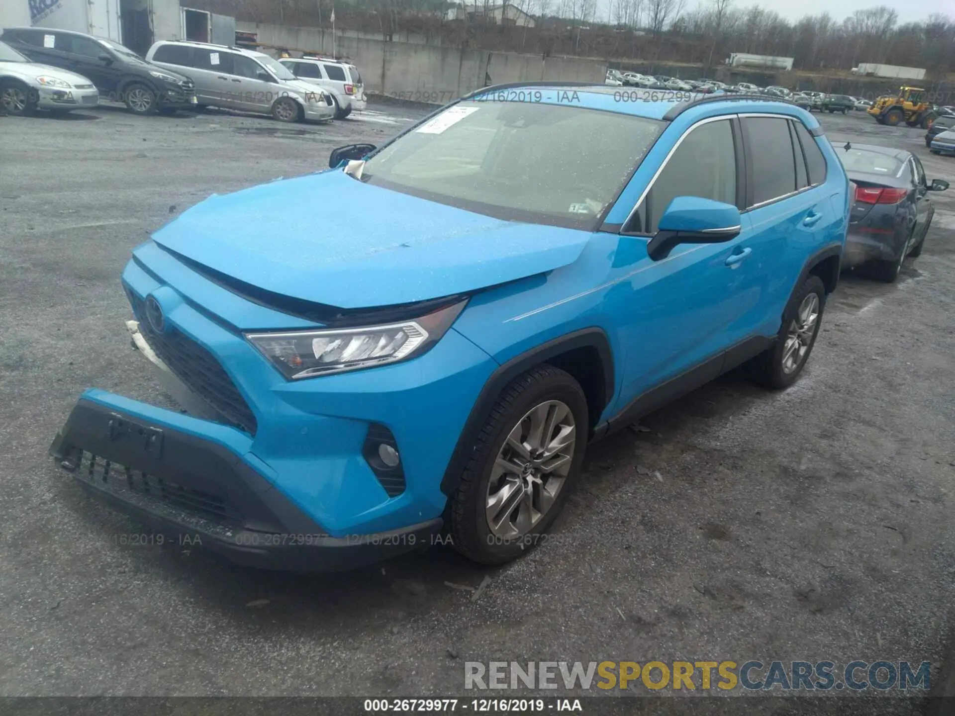 2 Photograph of a damaged car JTMA1RFV4KD005724 TOYOTA RAV4 2019