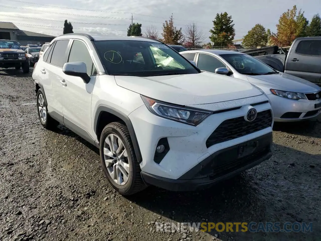 1 Фотография поврежденного автомобиля JTMA1RFV4KD034284 TOYOTA RAV4 2019