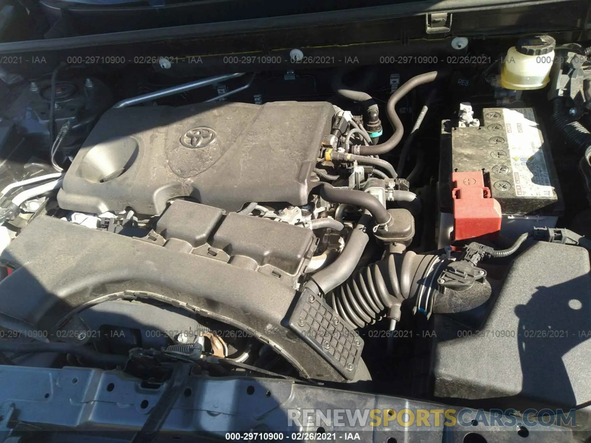 10 Photograph of a damaged car JTMA1RFV6KD031614 TOYOTA RAV4 2019