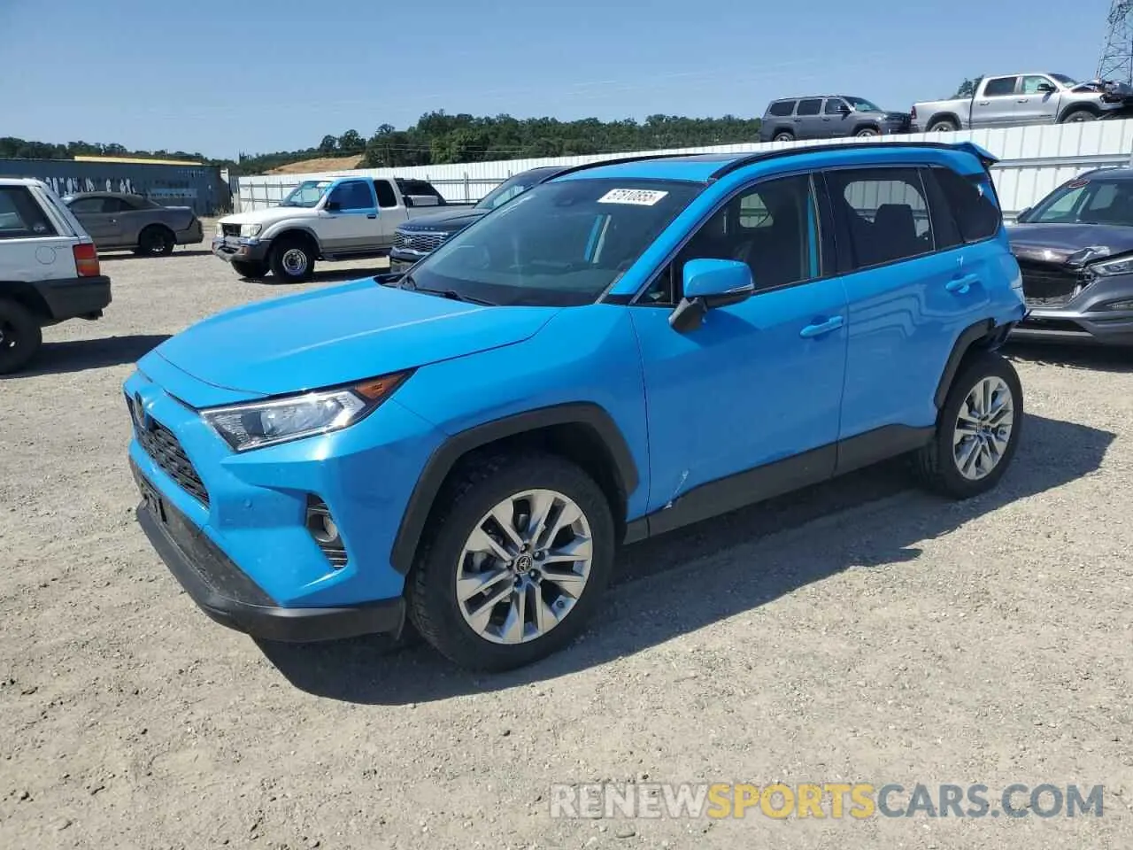 1 Photograph of a damaged car JTMA1RFV8KD028259 TOYOTA RAV4 2019