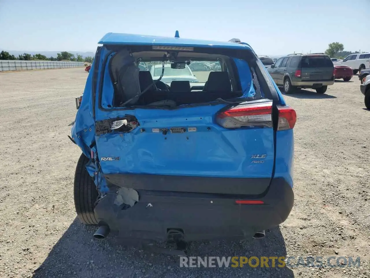 6 Photograph of a damaged car JTMA1RFV8KD028259 TOYOTA RAV4 2019