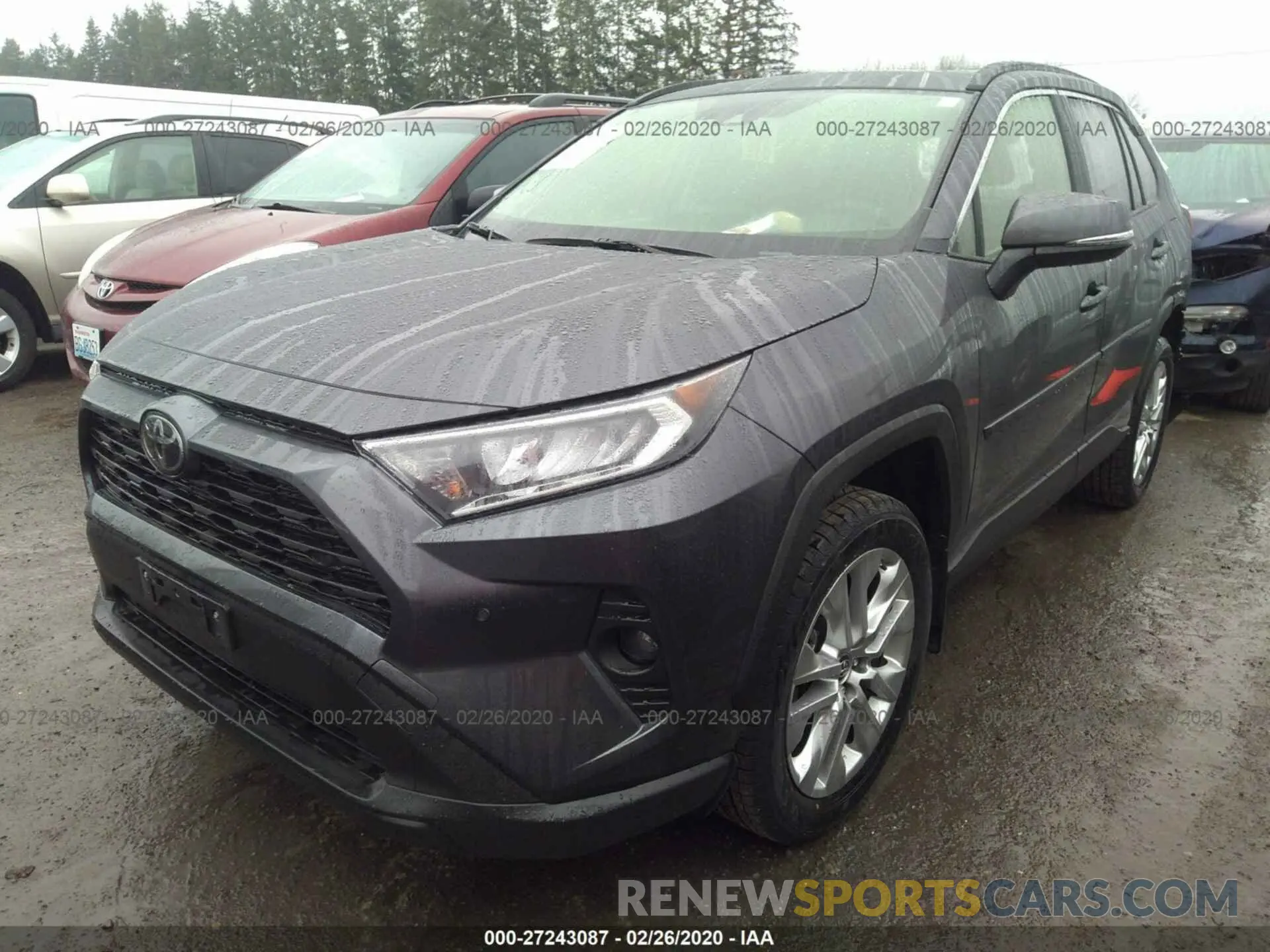 2 Photograph of a damaged car JTMA1RFV8KD036667 TOYOTA RAV4 2019