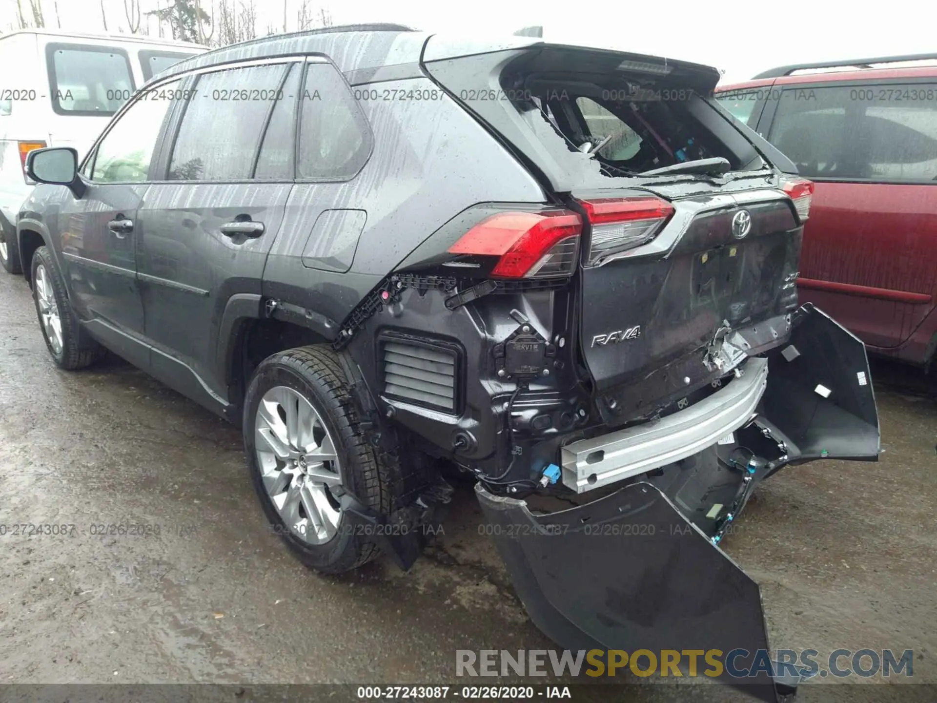 3 Photograph of a damaged car JTMA1RFV8KD036667 TOYOTA RAV4 2019