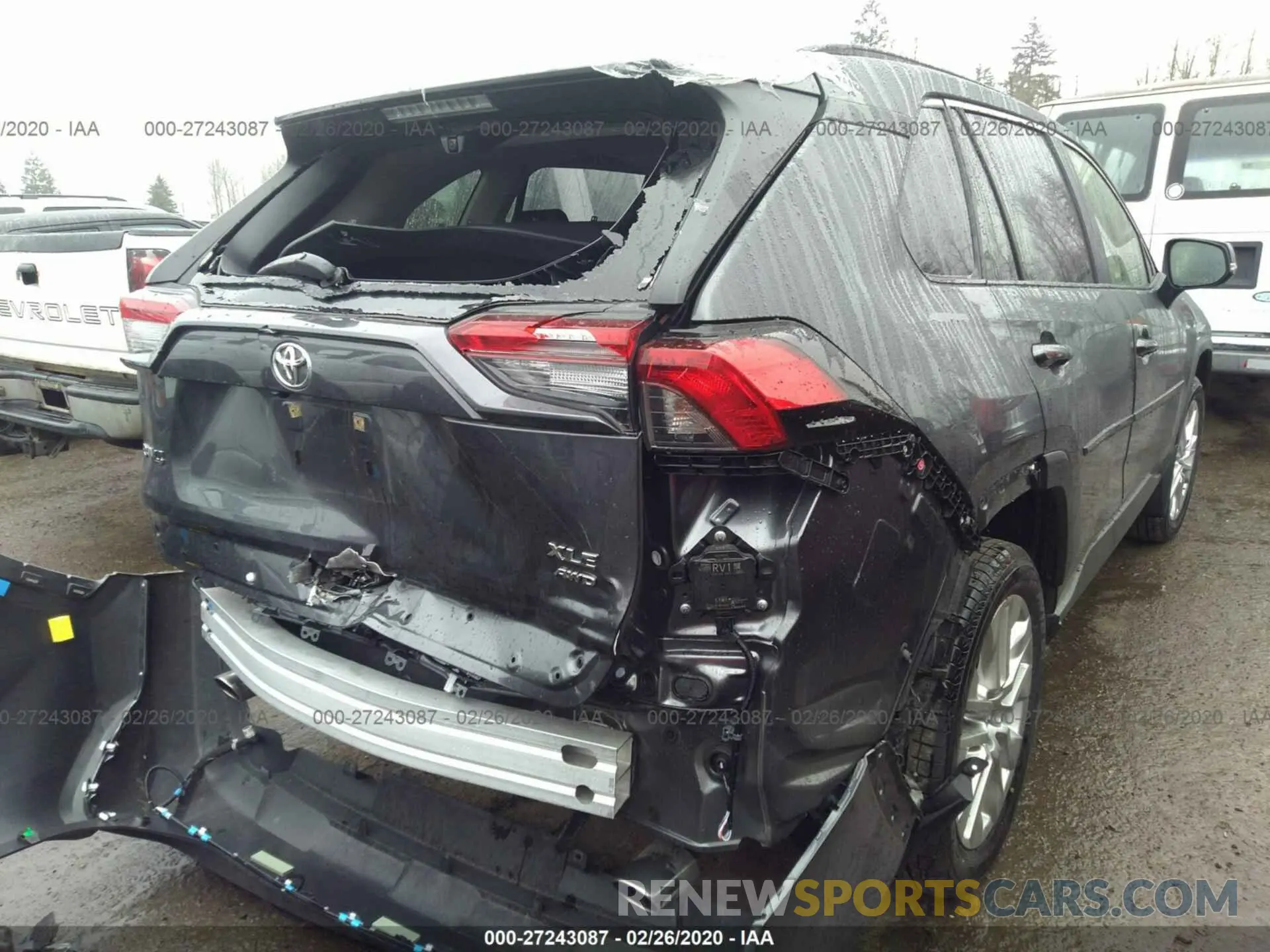 6 Photograph of a damaged car JTMA1RFV8KD036667 TOYOTA RAV4 2019