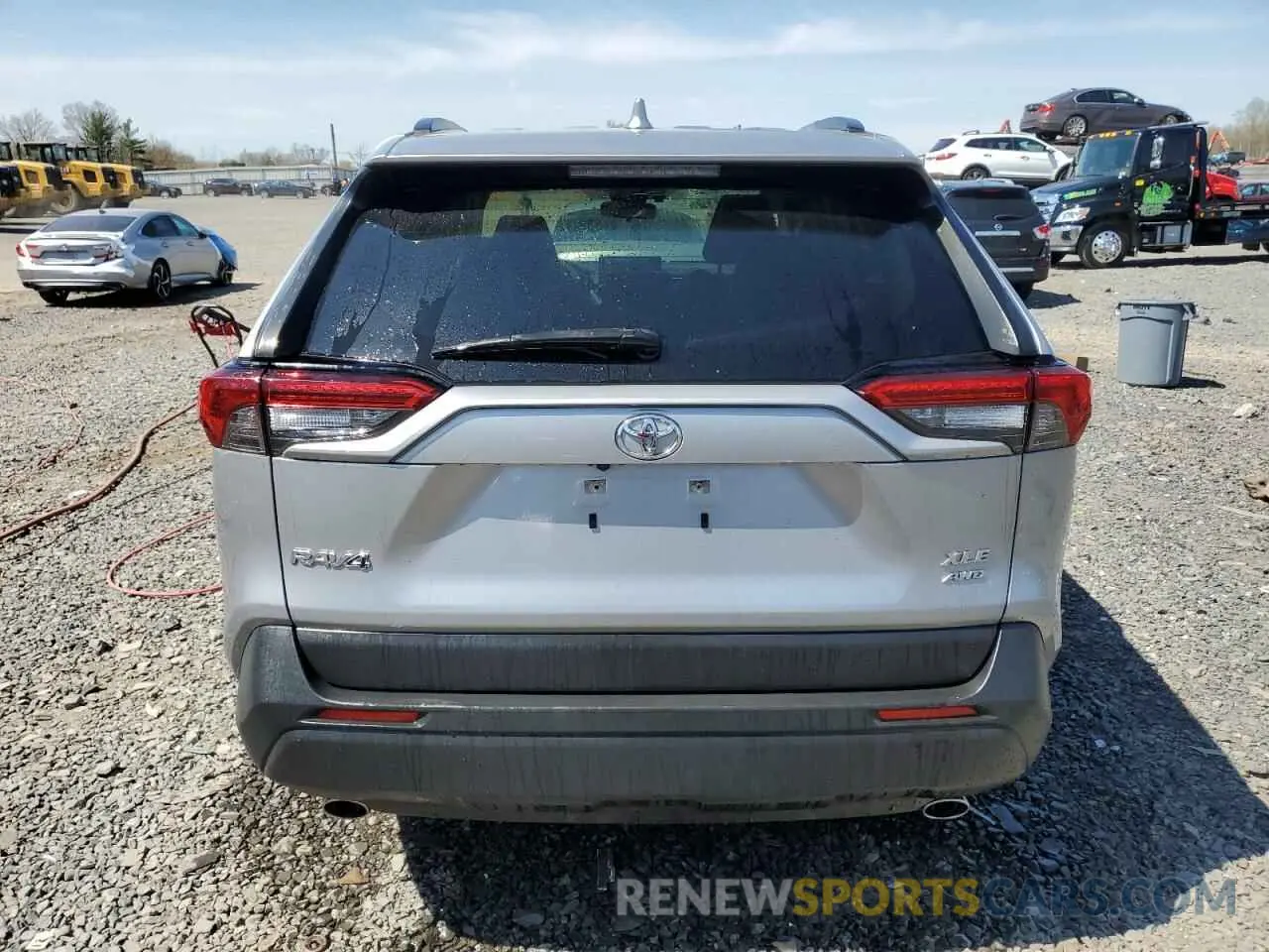 6 Photograph of a damaged car JTMA1RFV8KD506454 TOYOTA RAV4 2019