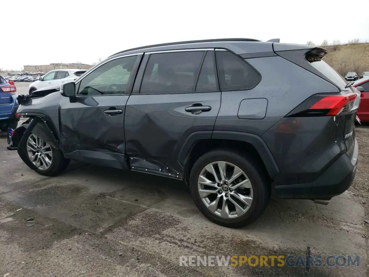 2 Photograph of a damaged car JTMA1RFV9KD522310 TOYOTA RAV4 2019