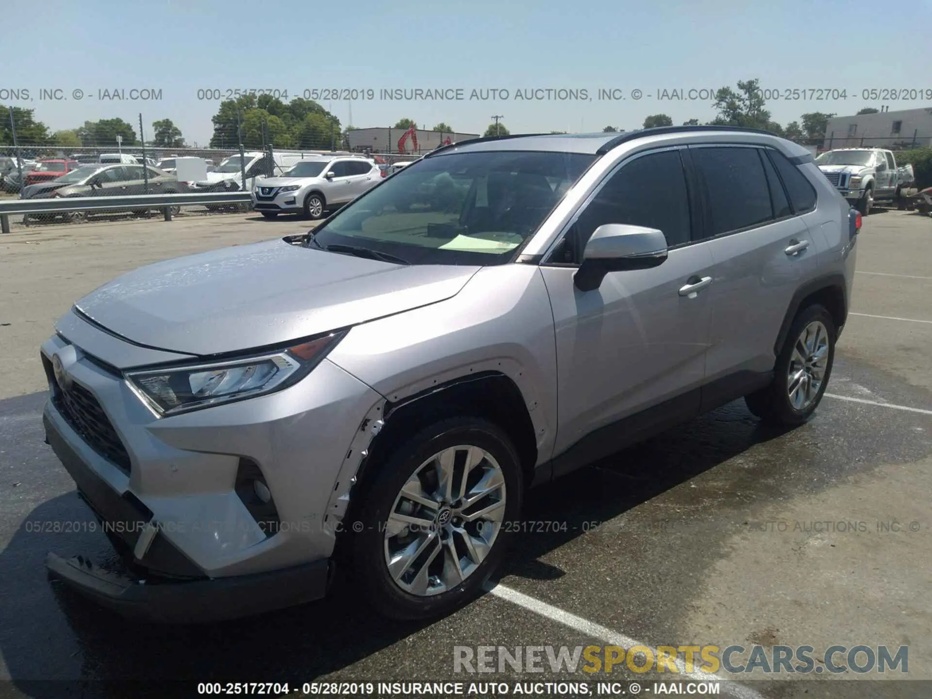2 Photograph of a damaged car JTMA1RFVXKD011317 TOYOTA RAV4 2019